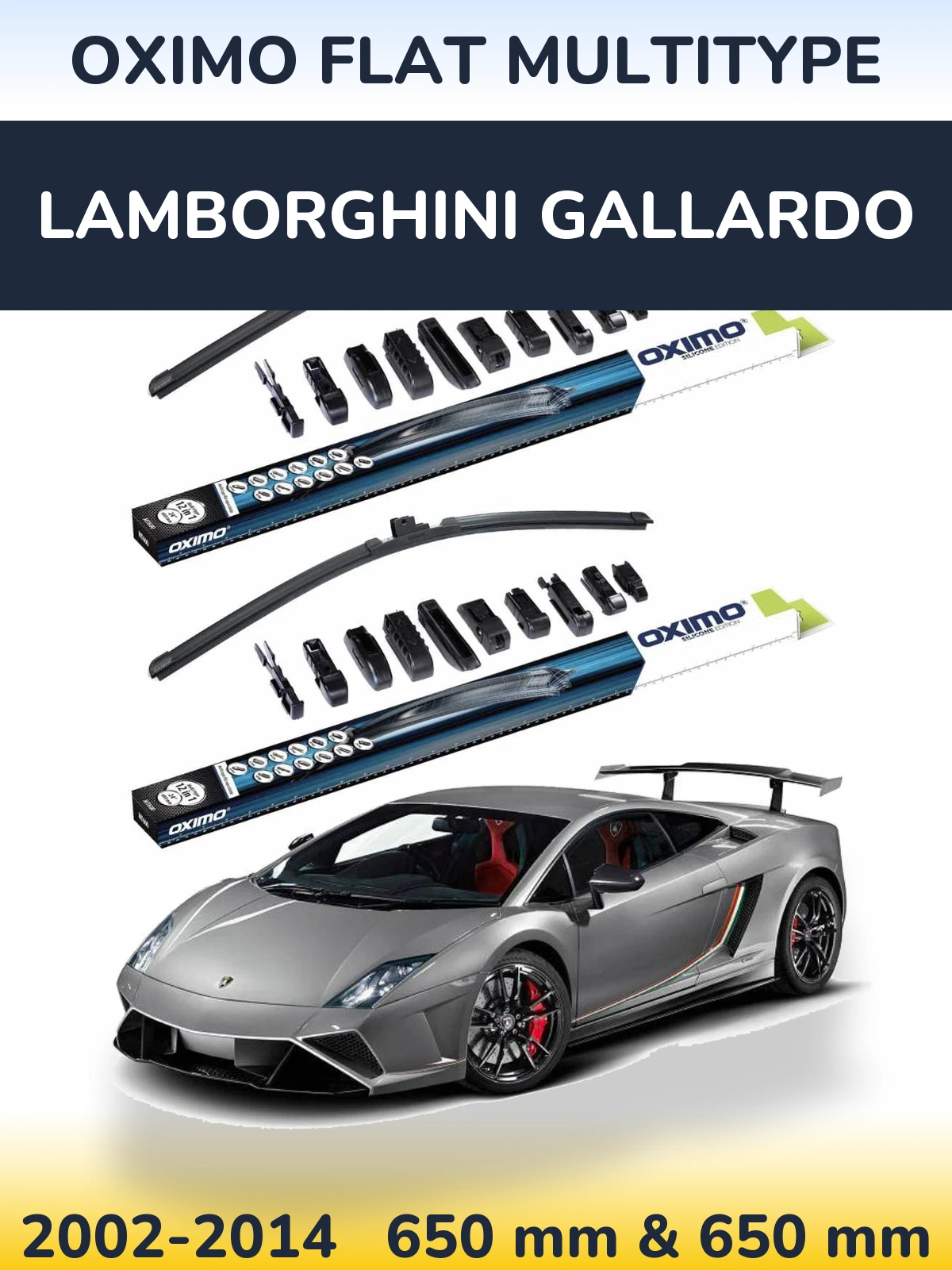Ștergătoare Oximo Flat MultiTipe pentru Lamborghini Gallardo