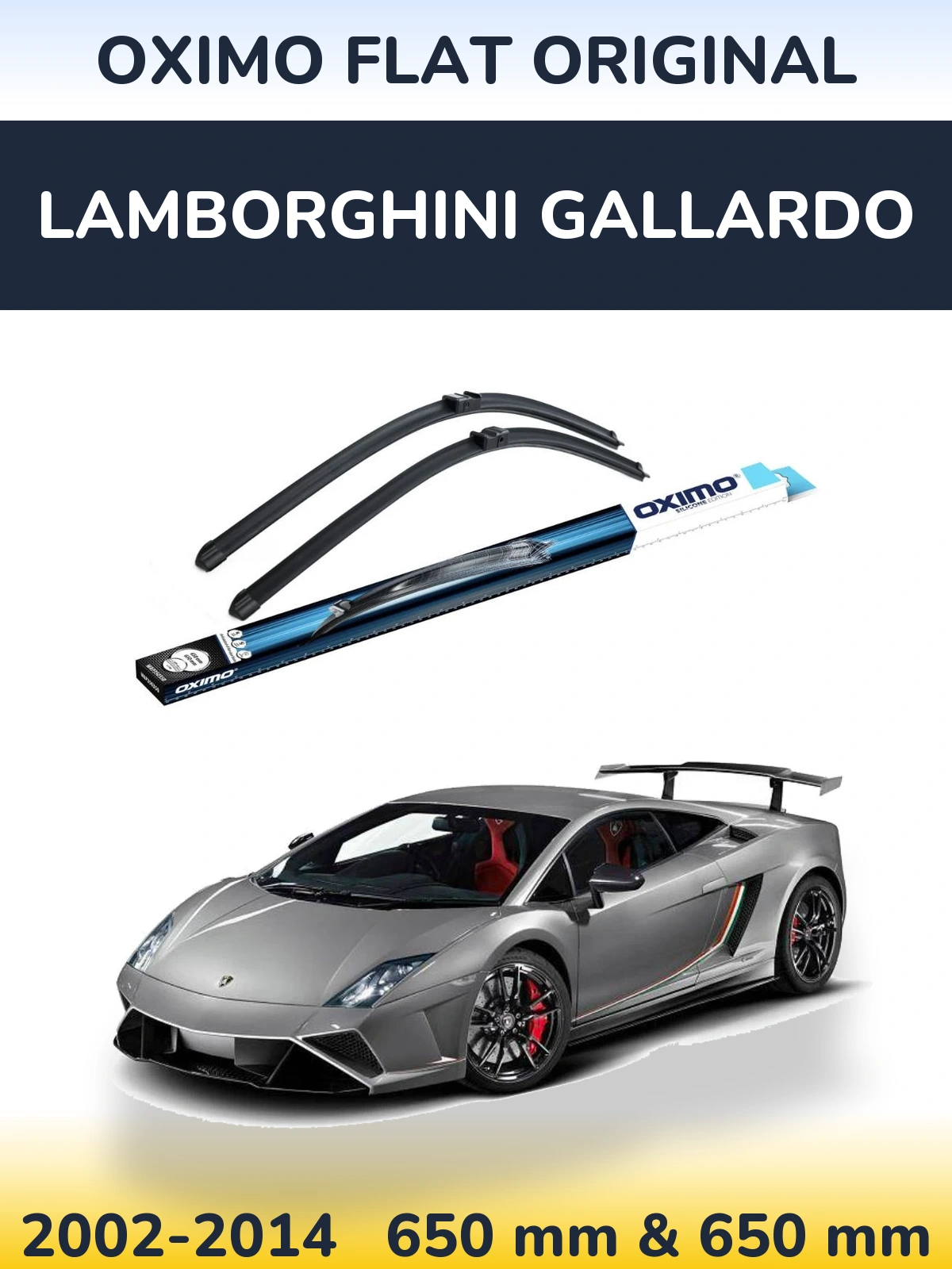 Ștergătoare Oximo Flat Original pentru Lamborghini Gallardo