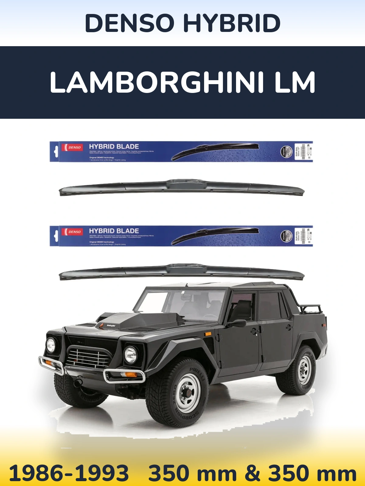 Ștergătoare Denso Hybrid pentru Lamborghini LM
