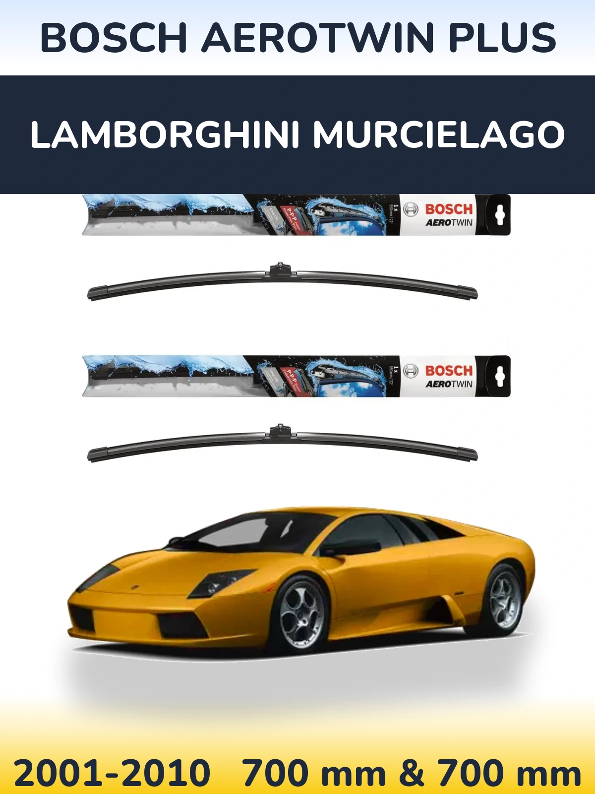 Ștergătoare BOSCH AeroTwin Plus pentru Lamborghini Murcielago