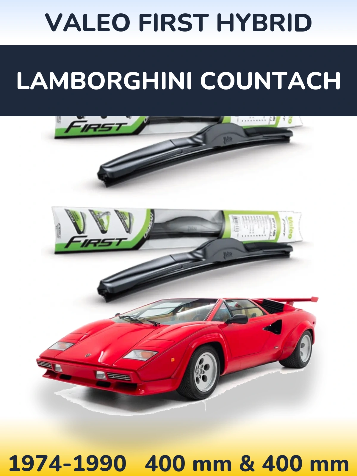 Ștergătoare Valeo First Hybrid pentru Lamborghini Countach