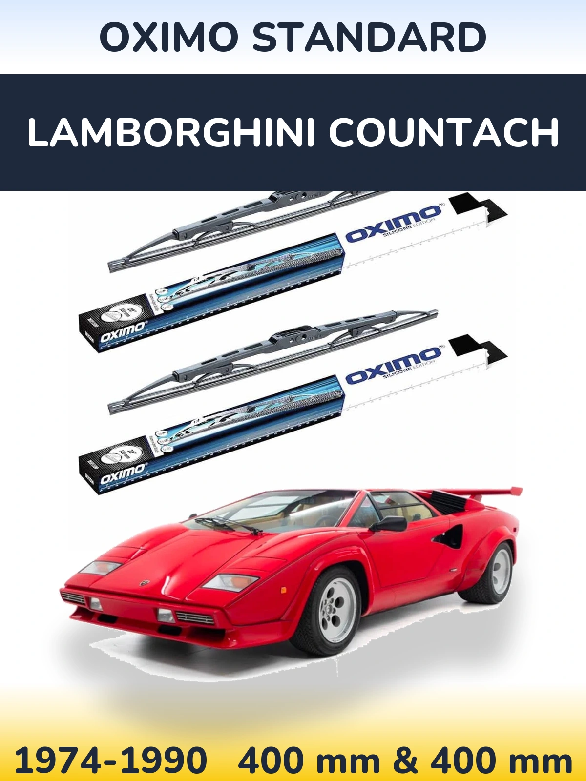Ștergătoare Oximo Standard pentru Lamborghini Countach