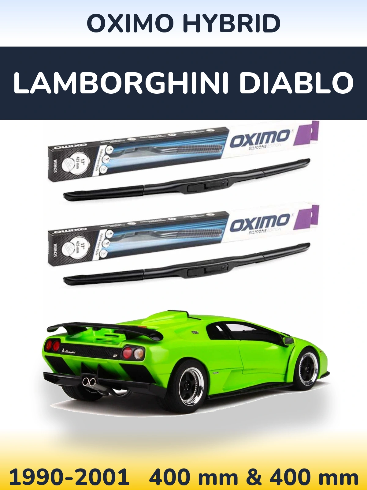 Ștergătoare Oximo Hybrid pentru Lamborghini Diablo