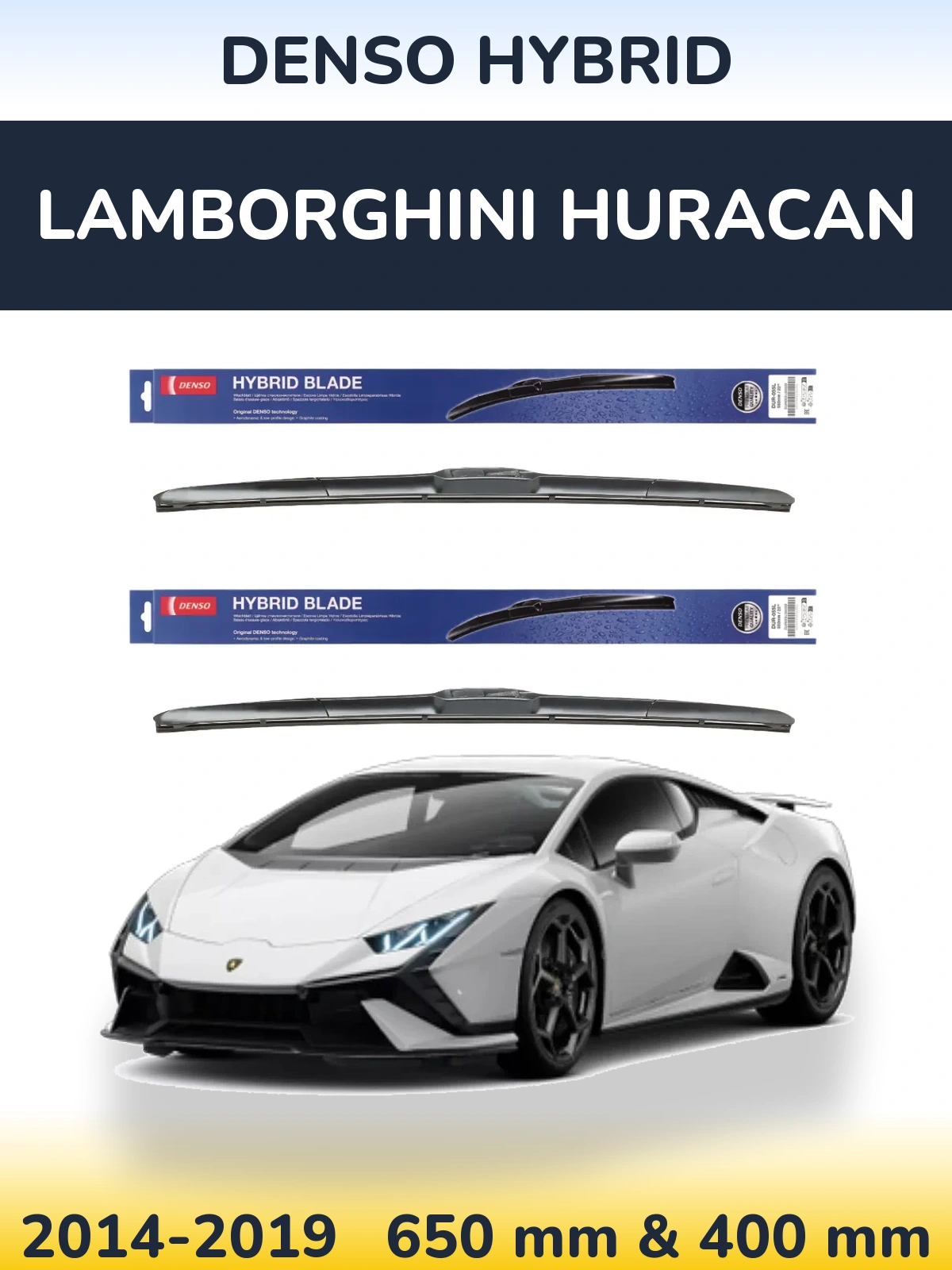 Ștergătoare Denso Hybrid pentru Lamborghini Huracan