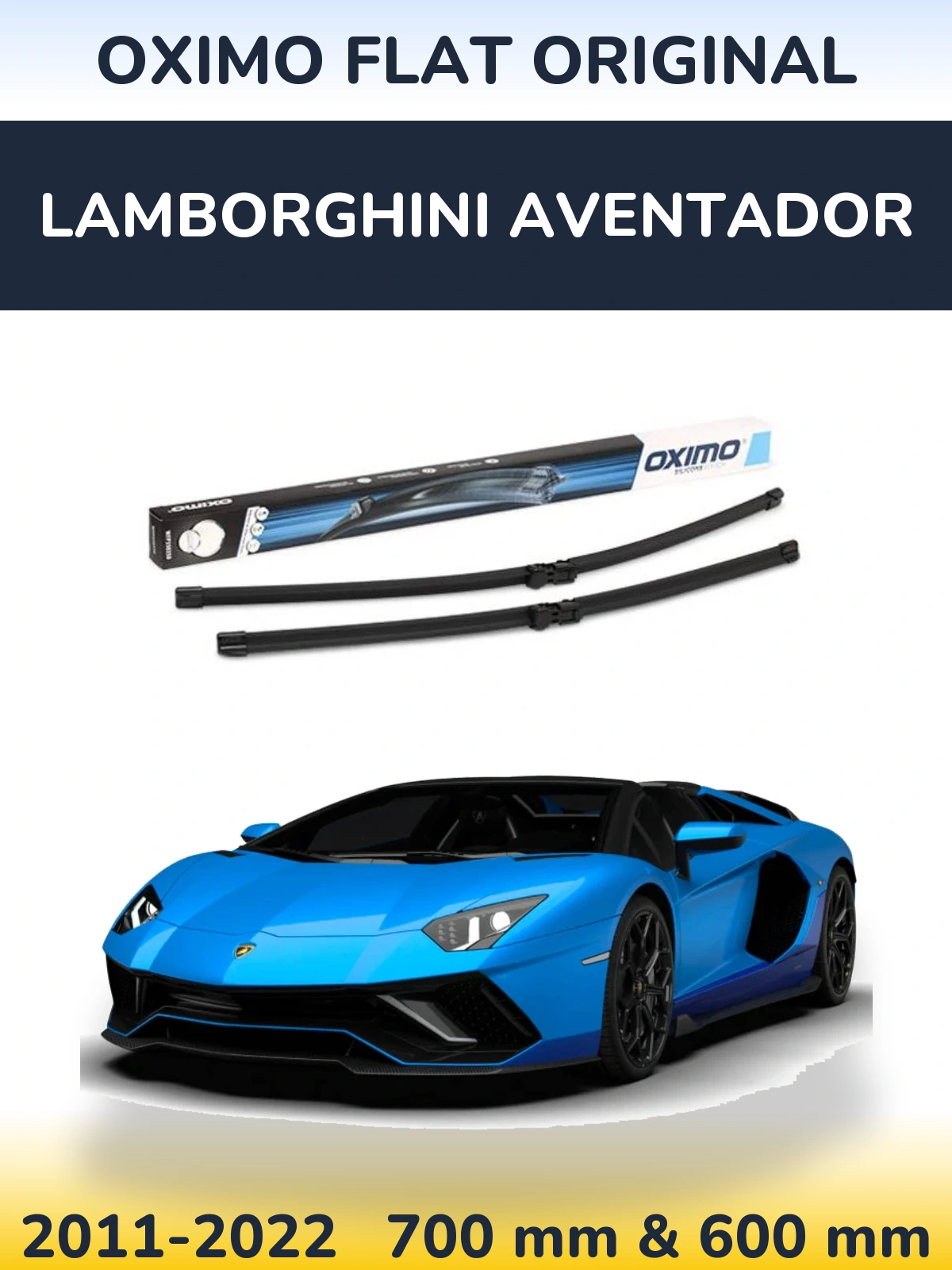 Ștergătoare Oximo Flat Original pentru Lamborghini Aventador
