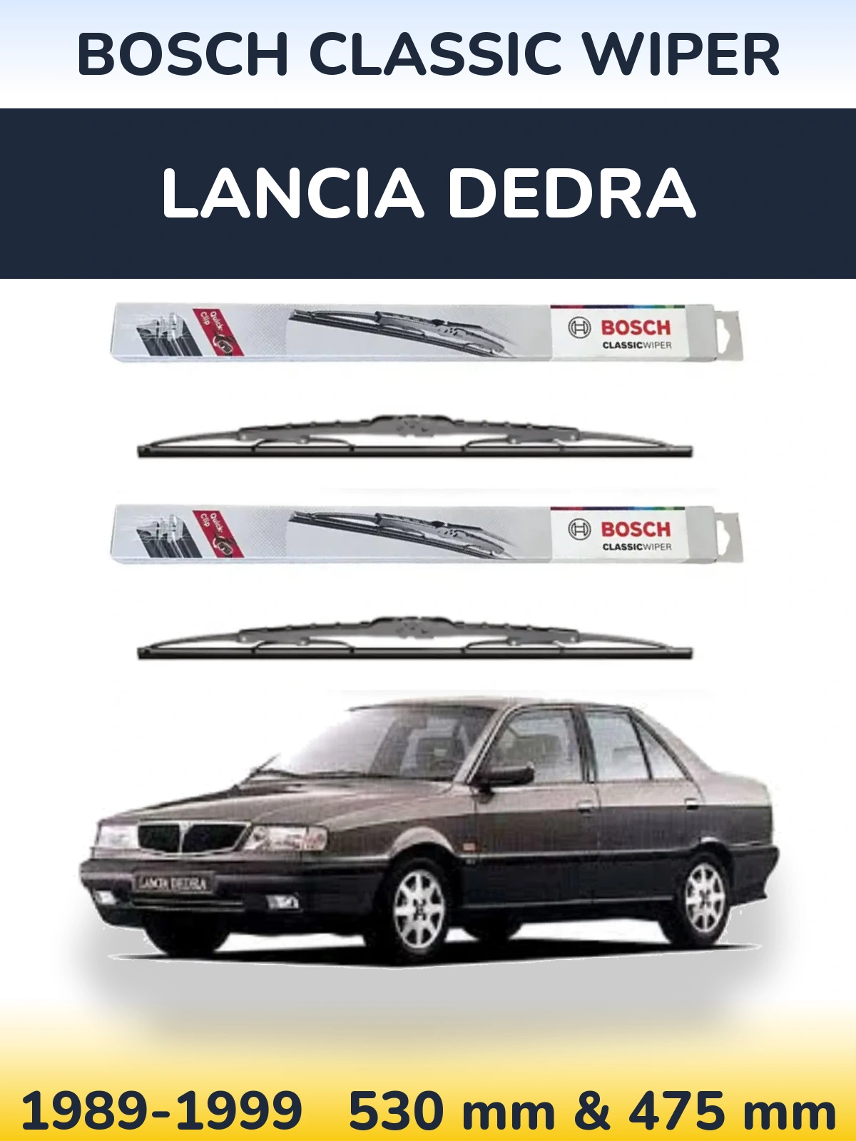 Ștergătoare BOSCH Classic Wiper pentru Lancia Dedra