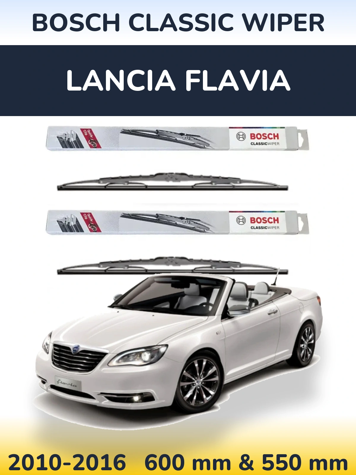 Ștergătoare BOSCH Classic Wiper pentru Lancia Flavia