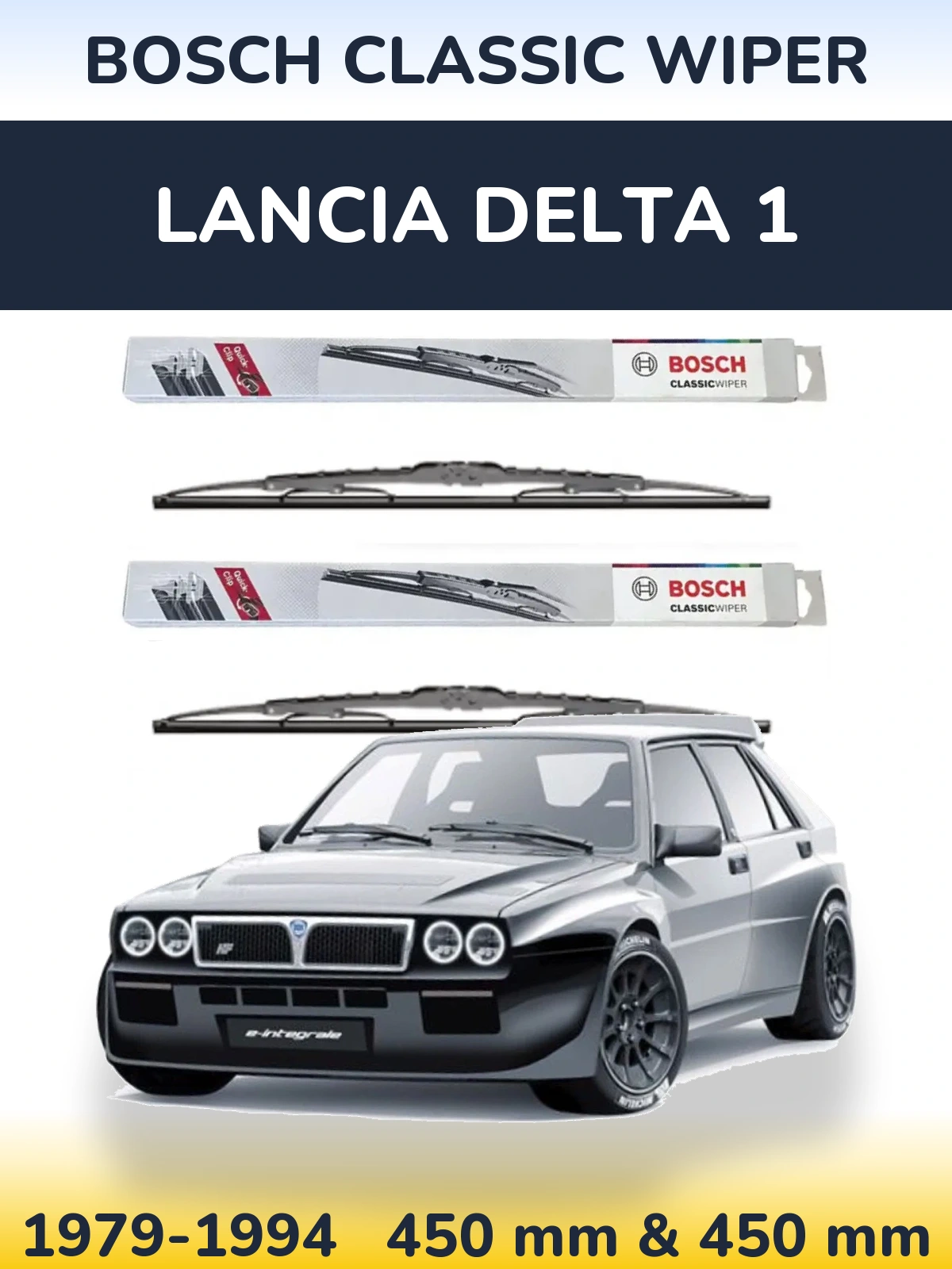 Ștergătoare BOSCH Classic Wiper pentru Lancia Delta 1