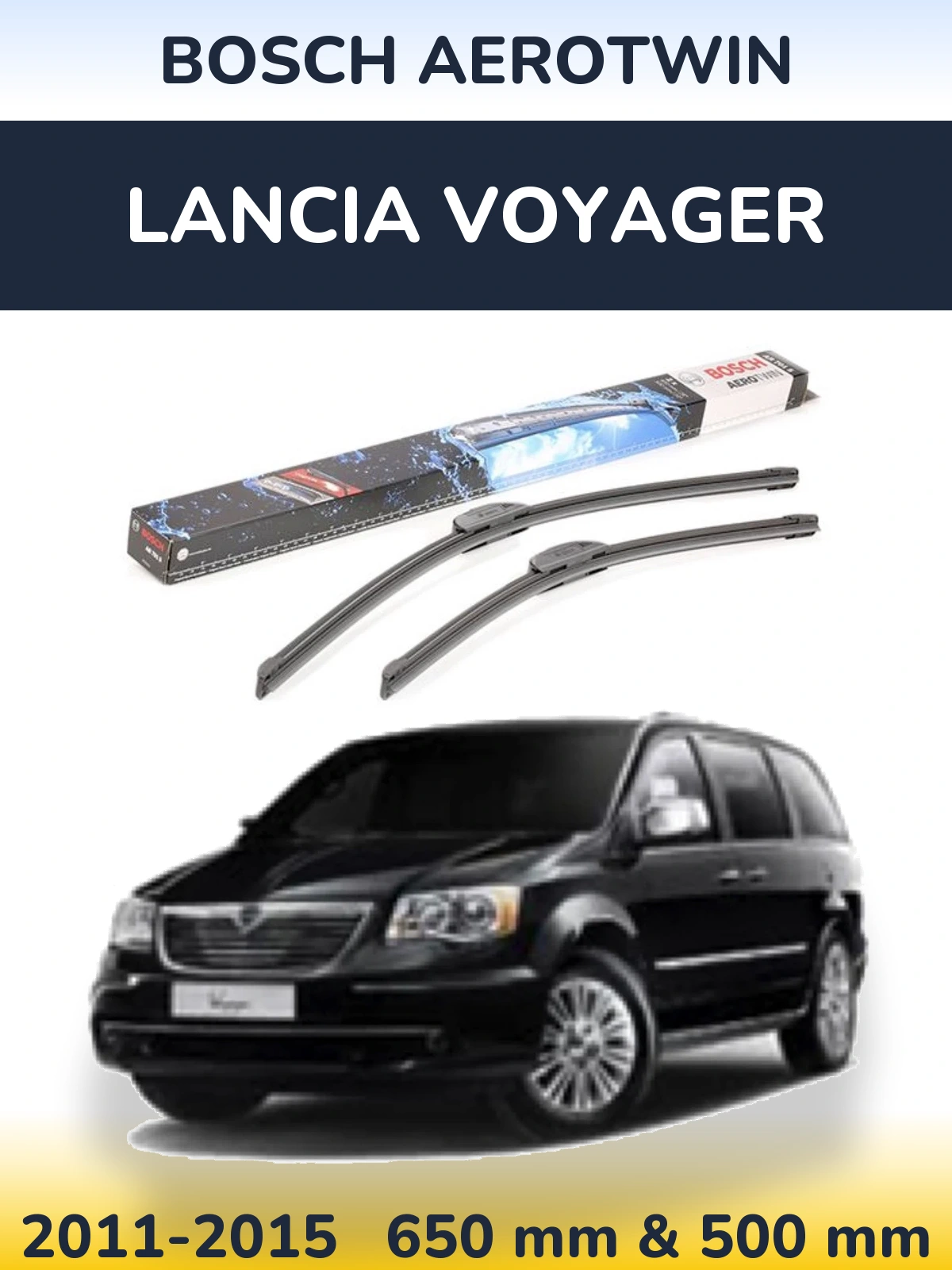 Ștergătoare BOSCH AeroTwin pentru Lancia Voyager