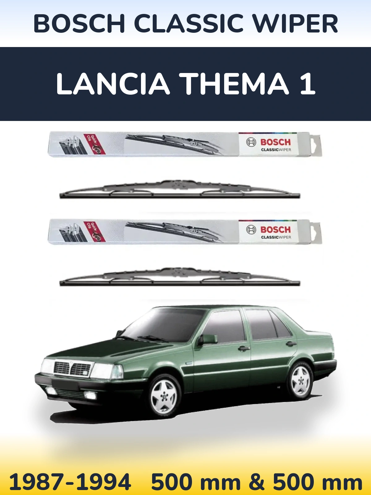 Ștergătoare BOSCH Classic Wiper pentru Lancia Thema 1