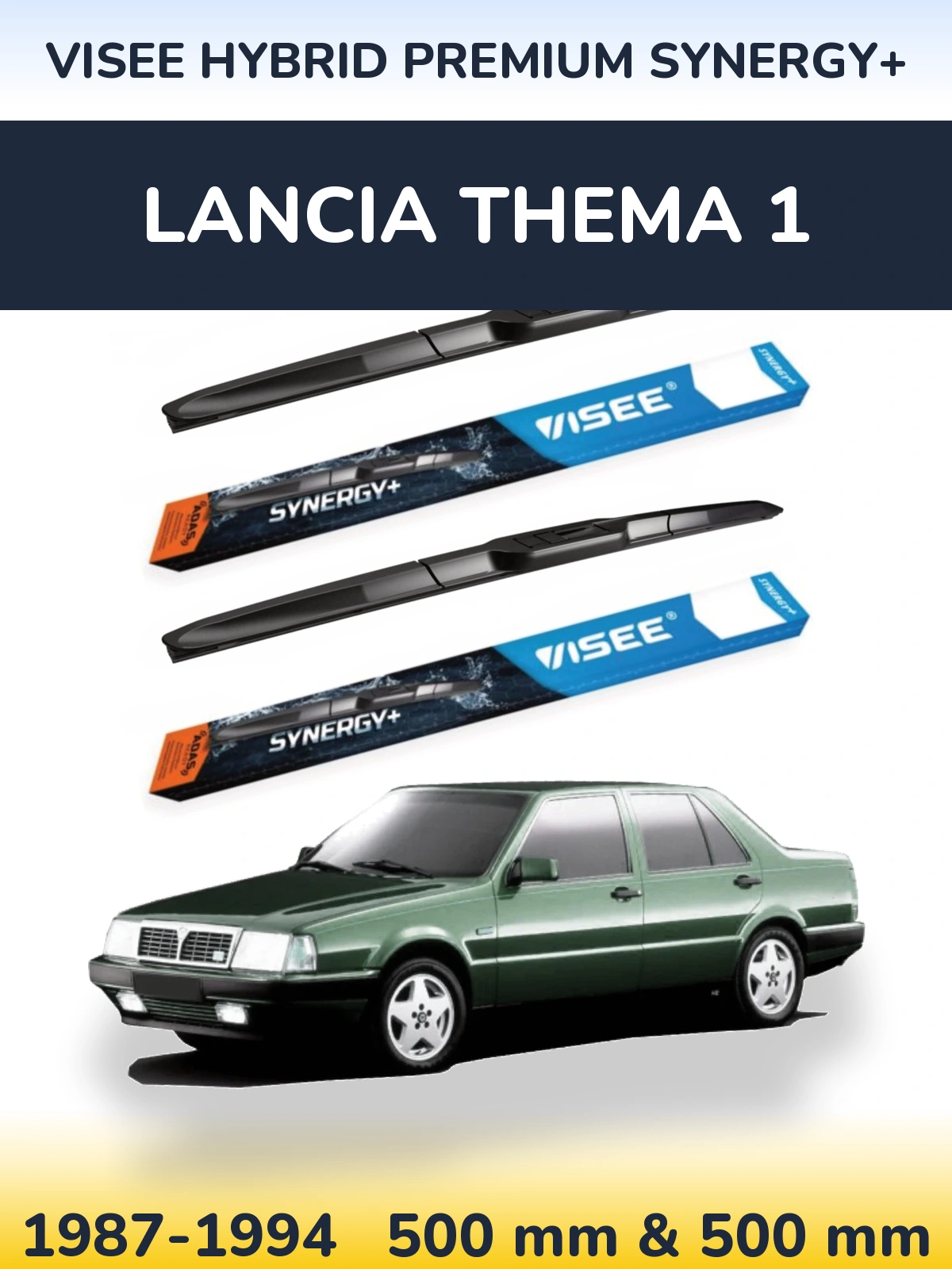 Ștergătoare VISEE HYBRID PREMIUM SYNERGY+ pentru Lancia Thema 1