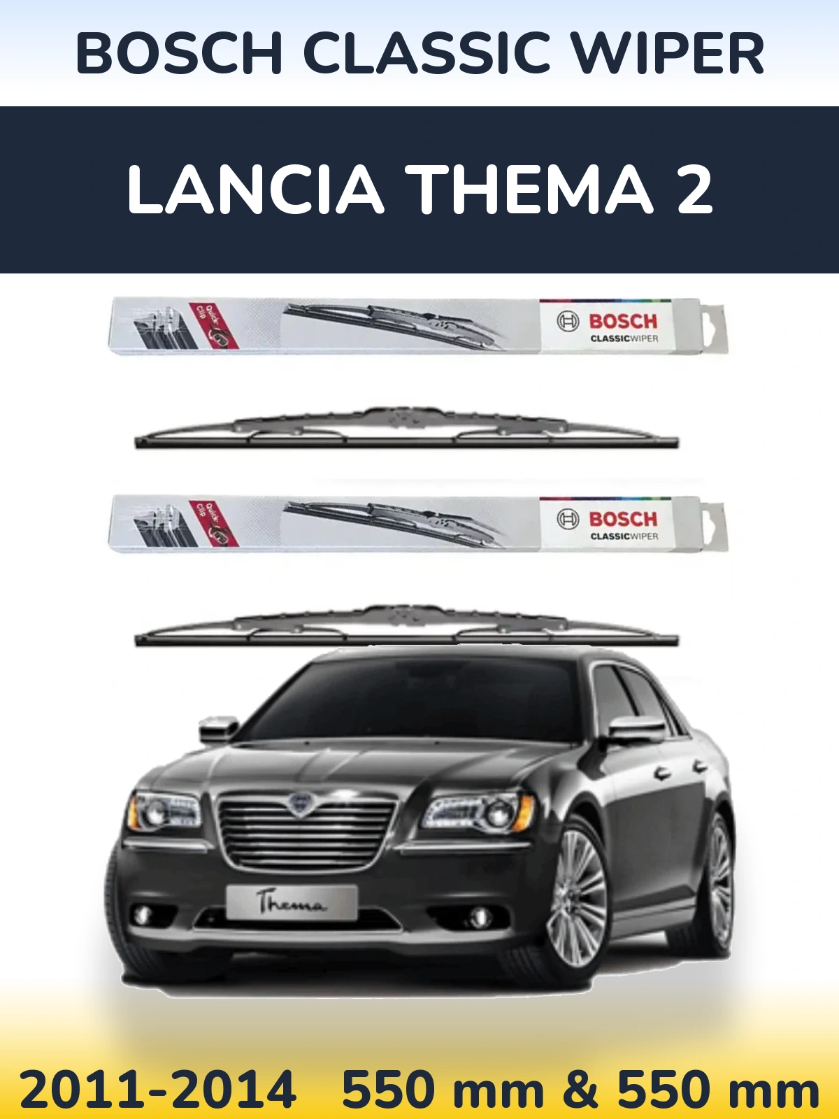 Ștergătoare BOSCH Classic Wiper pentru Lancia Thema 2