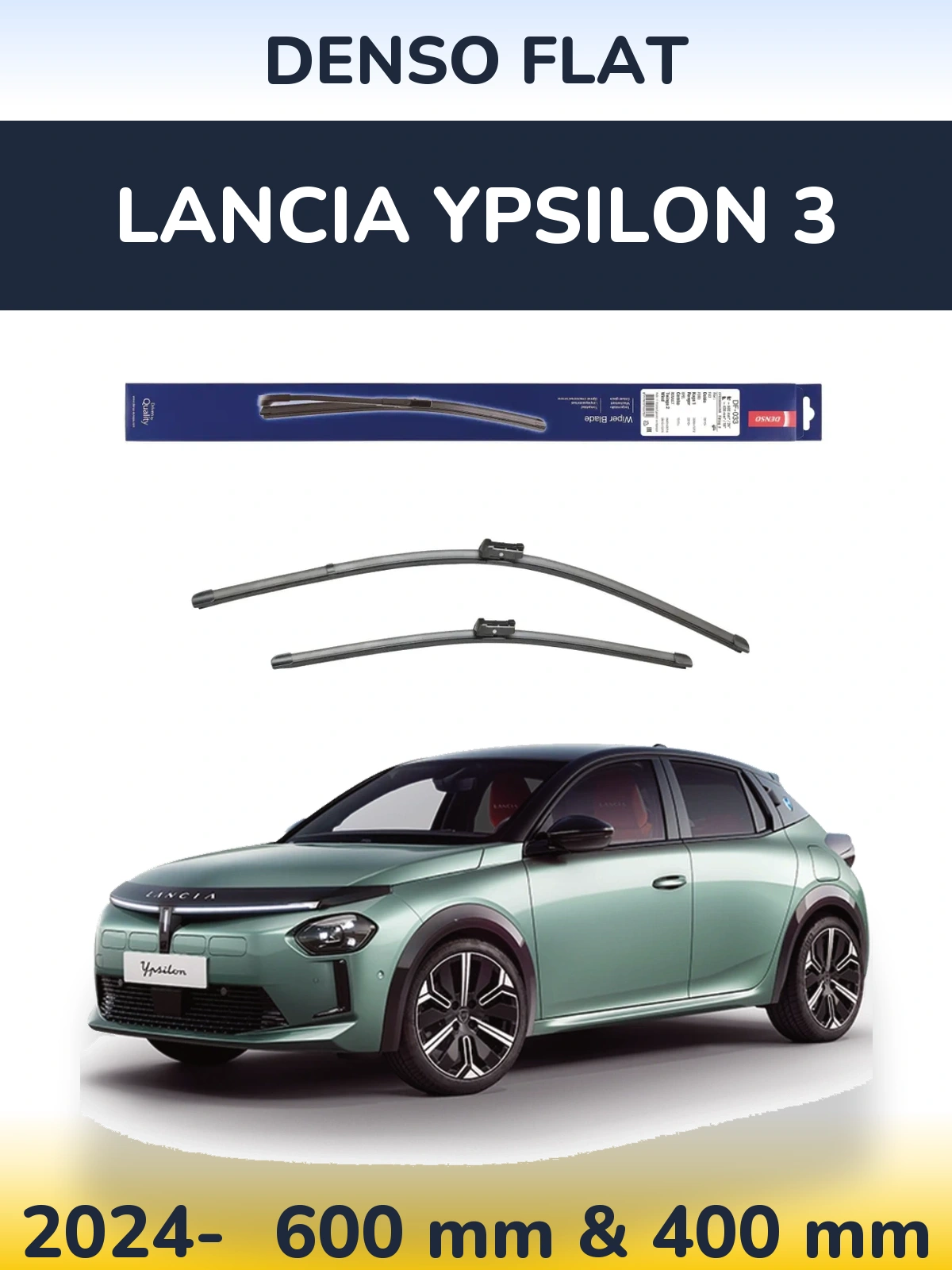 Ștergătoare Denso Flat pentru Lancia Ypsilon 3
