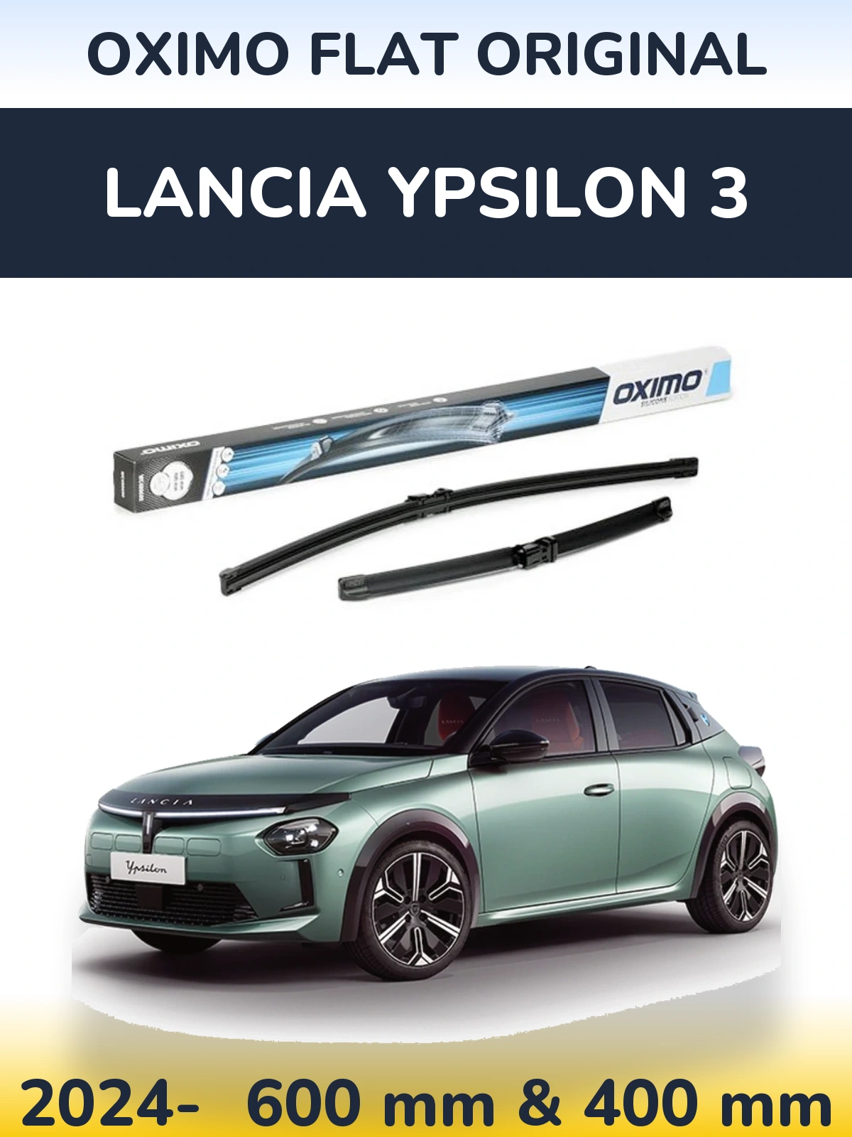 Ștergătoare Oximo Flat Original pentru Lancia Ypsilon 3