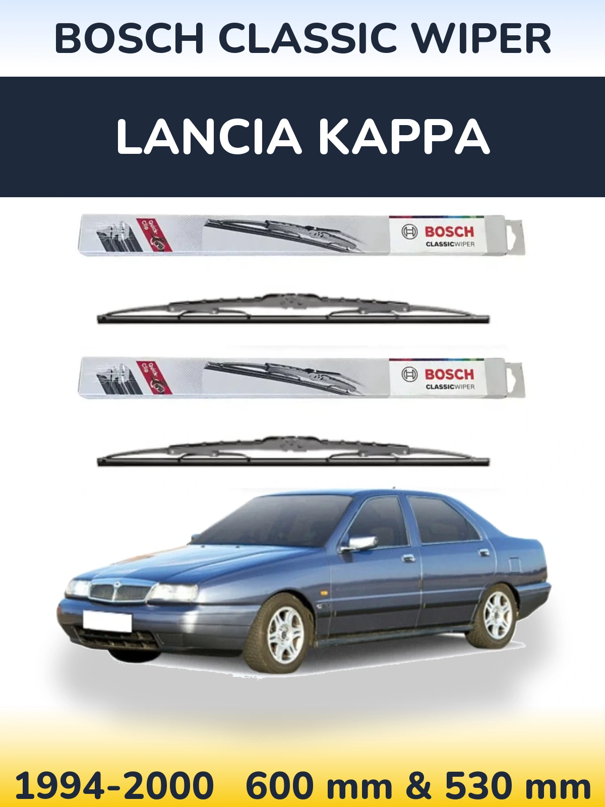 Ștergătoare BOSCH Classic Wiper pentru Lancia Kappa