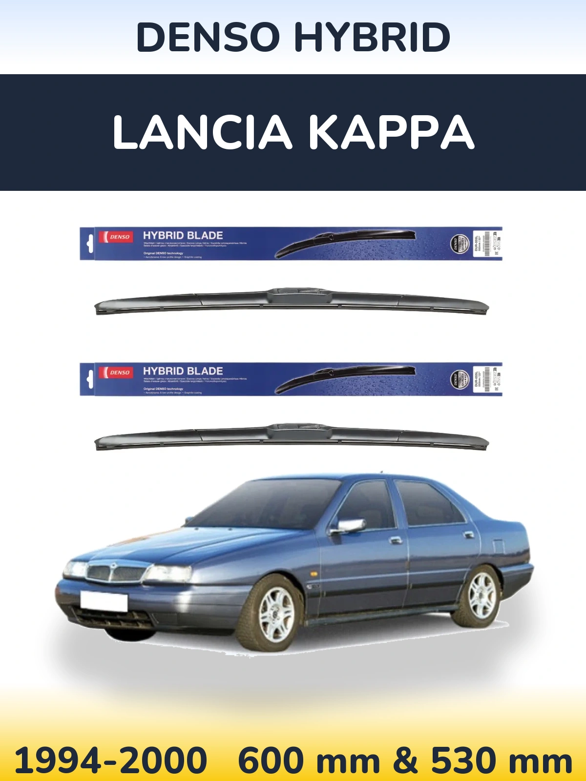 Ștergătoare Denso Hybrid pentru Lancia Kappa