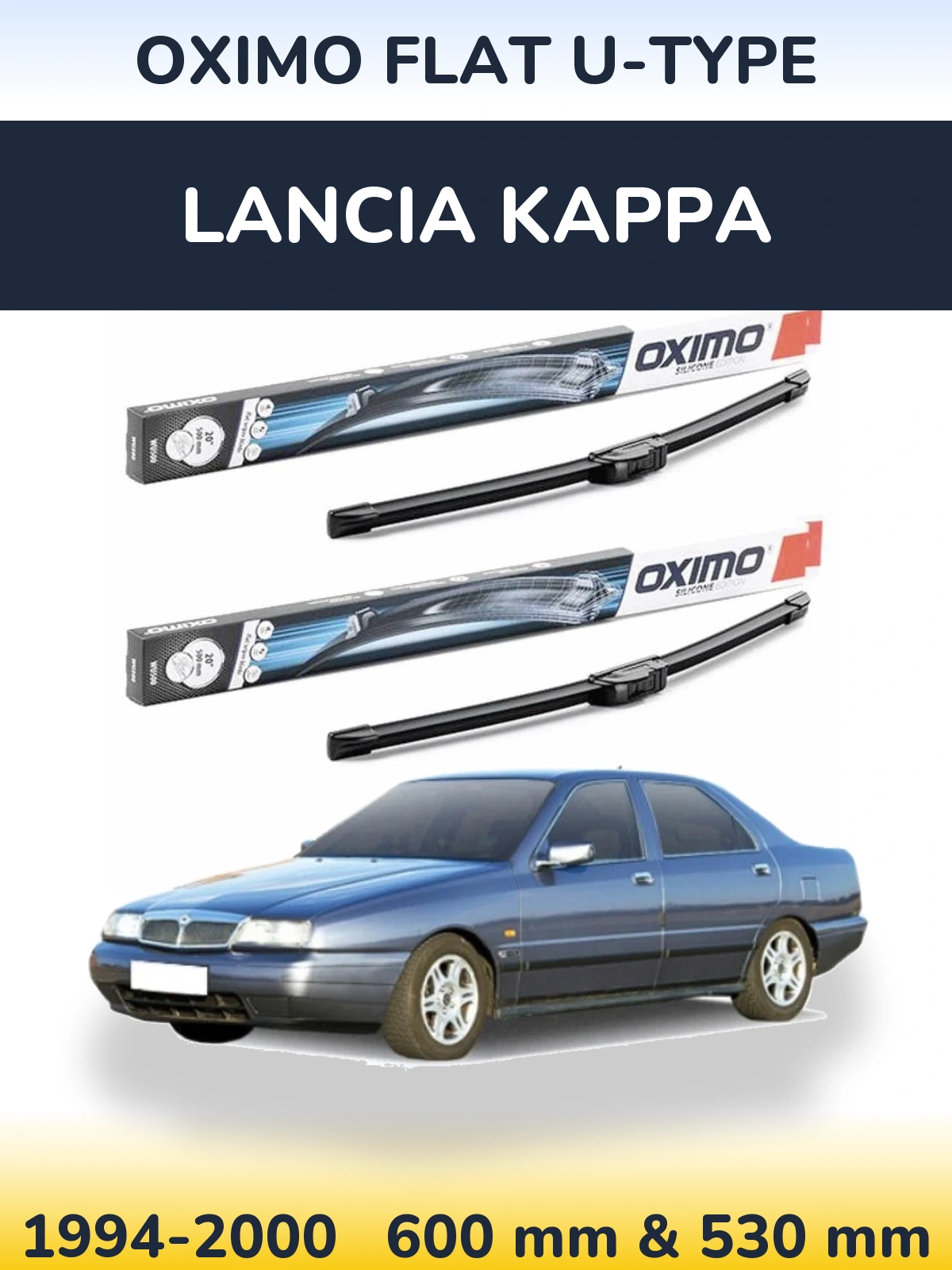 Ștergătoare Oximo Flat U-type pentru Lancia Kappa