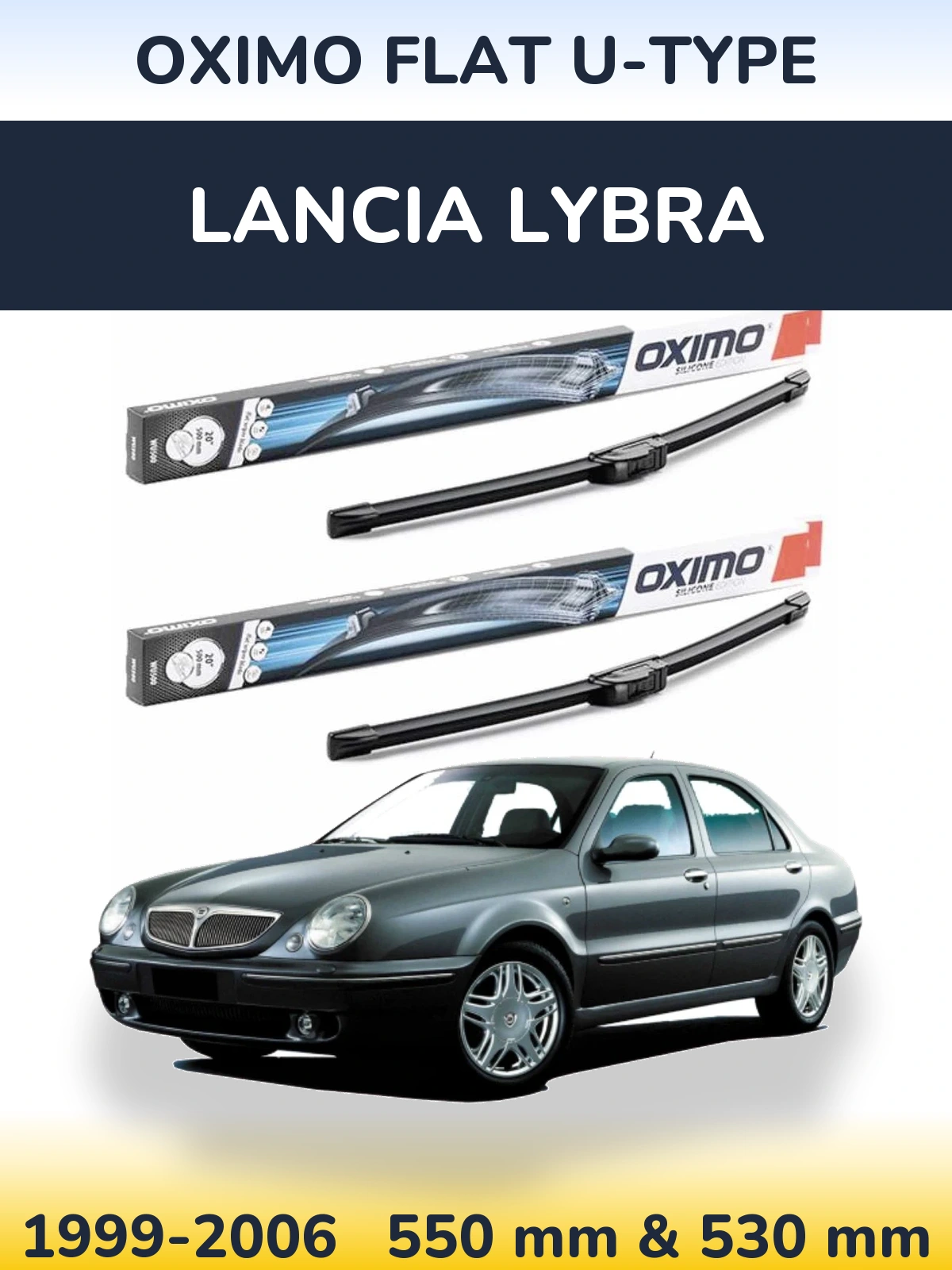 Ștergătoare Oximo Flat U-type pentru Lancia Lybra