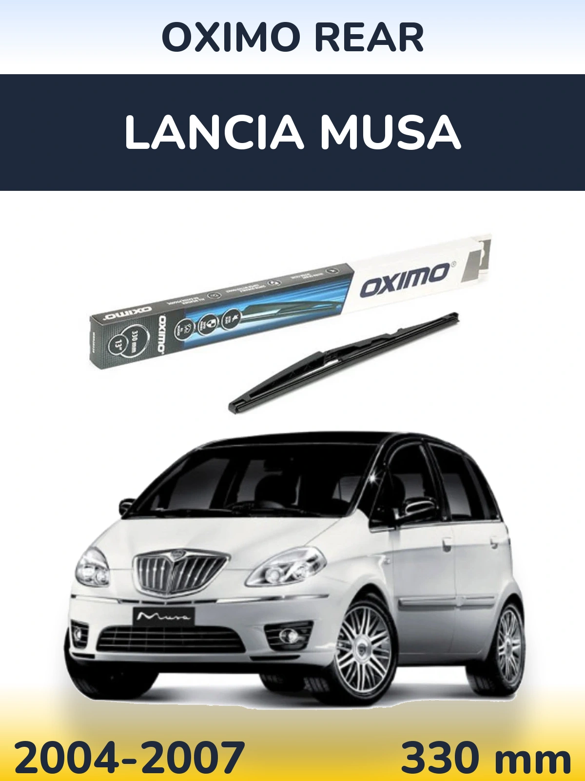 Ștergătoare Oximo Rear pentru Lancia Musa