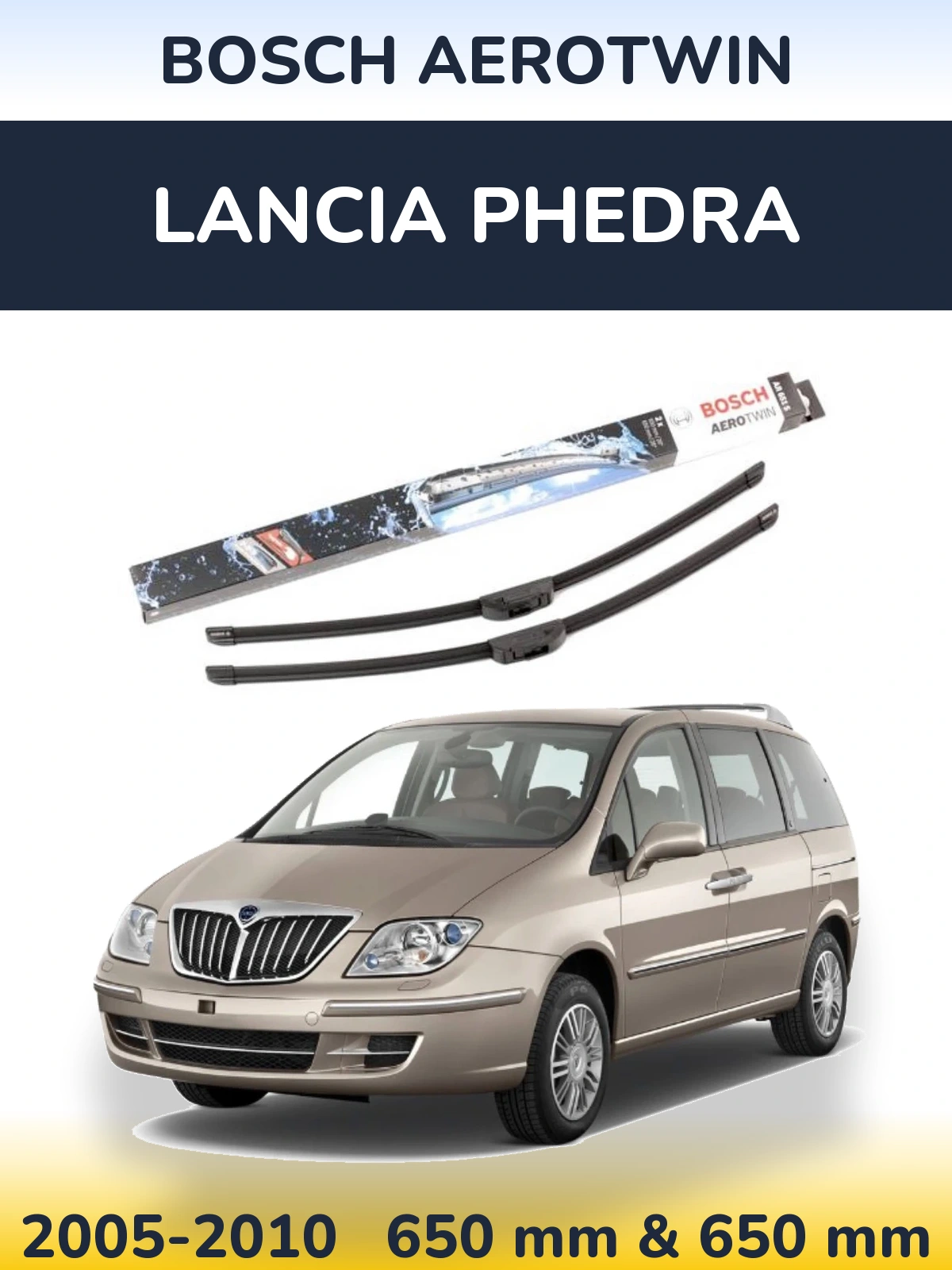 Ștergătoare BOSCH AeroTwin pentru Lancia Phedra