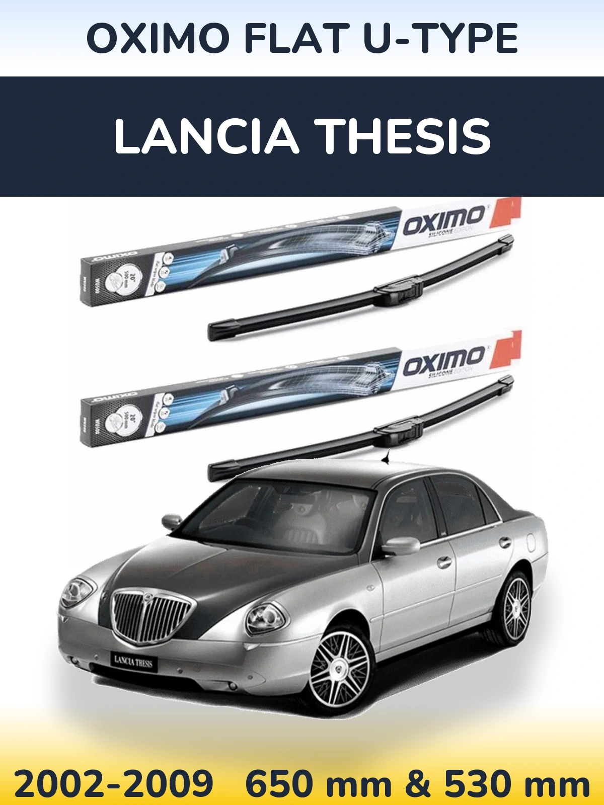 Ștergătoare Oximo Flat U-type pentru Lancia Thesis