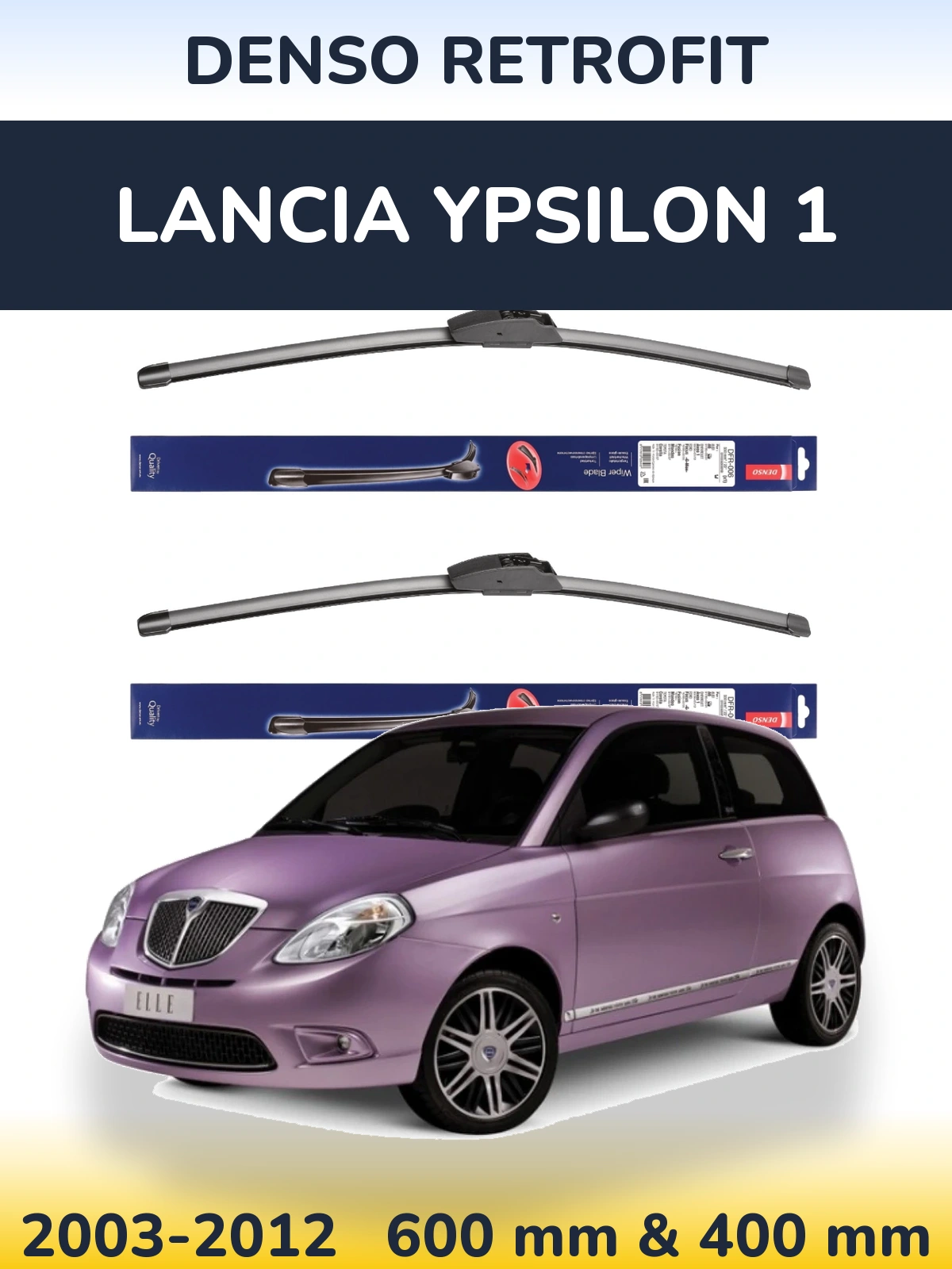 Ștergătoare Denso Retrofit pentru Lancia Ypsilon 1
