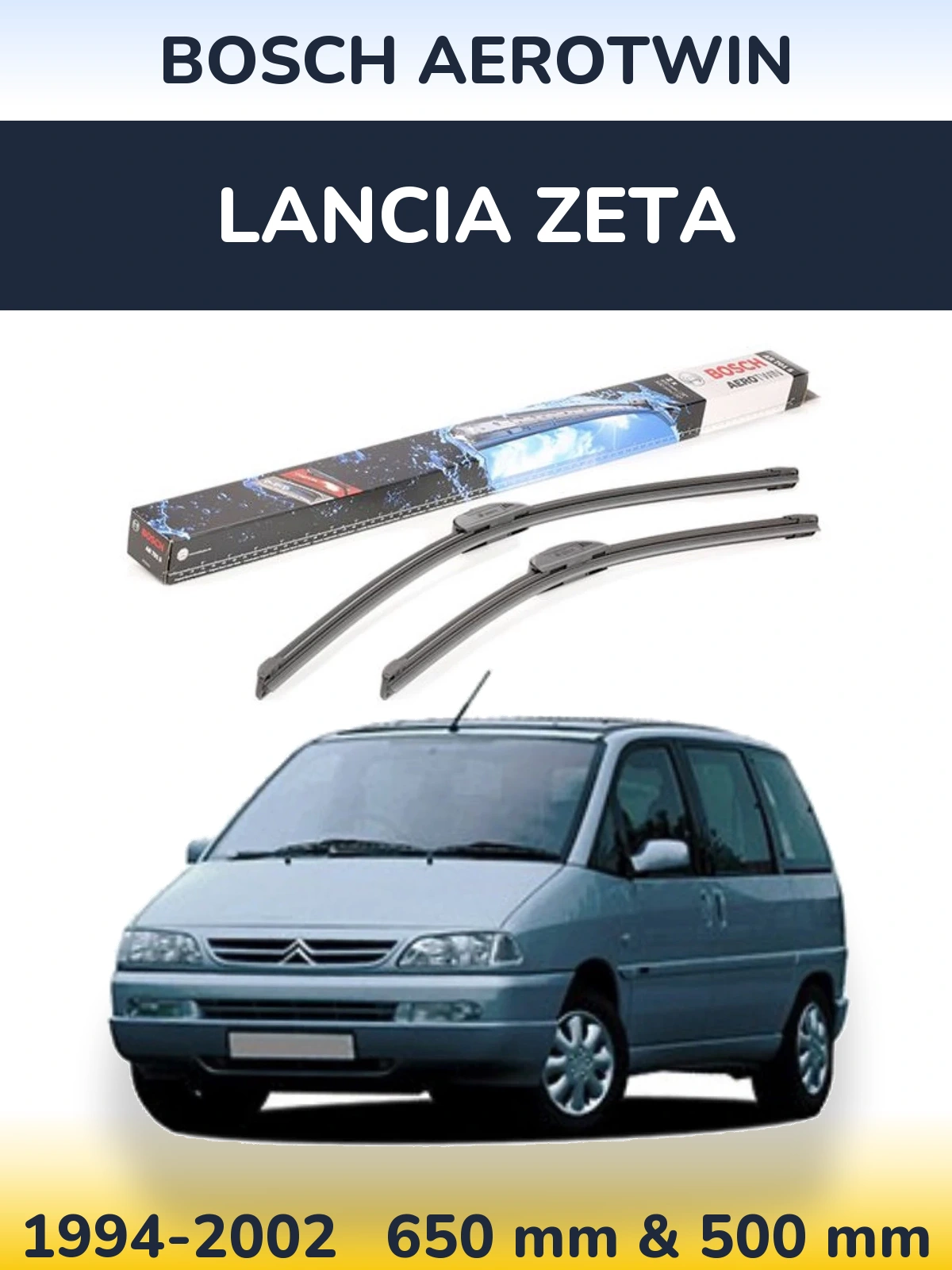 Ștergătoare BOSCH AeroTwin pentru Lancia Zeta