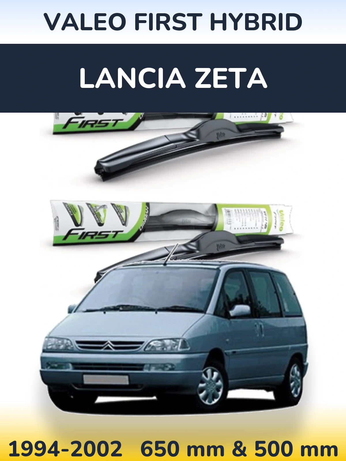Ștergătoare Valeo First Hybrid pentru Lancia Zeta