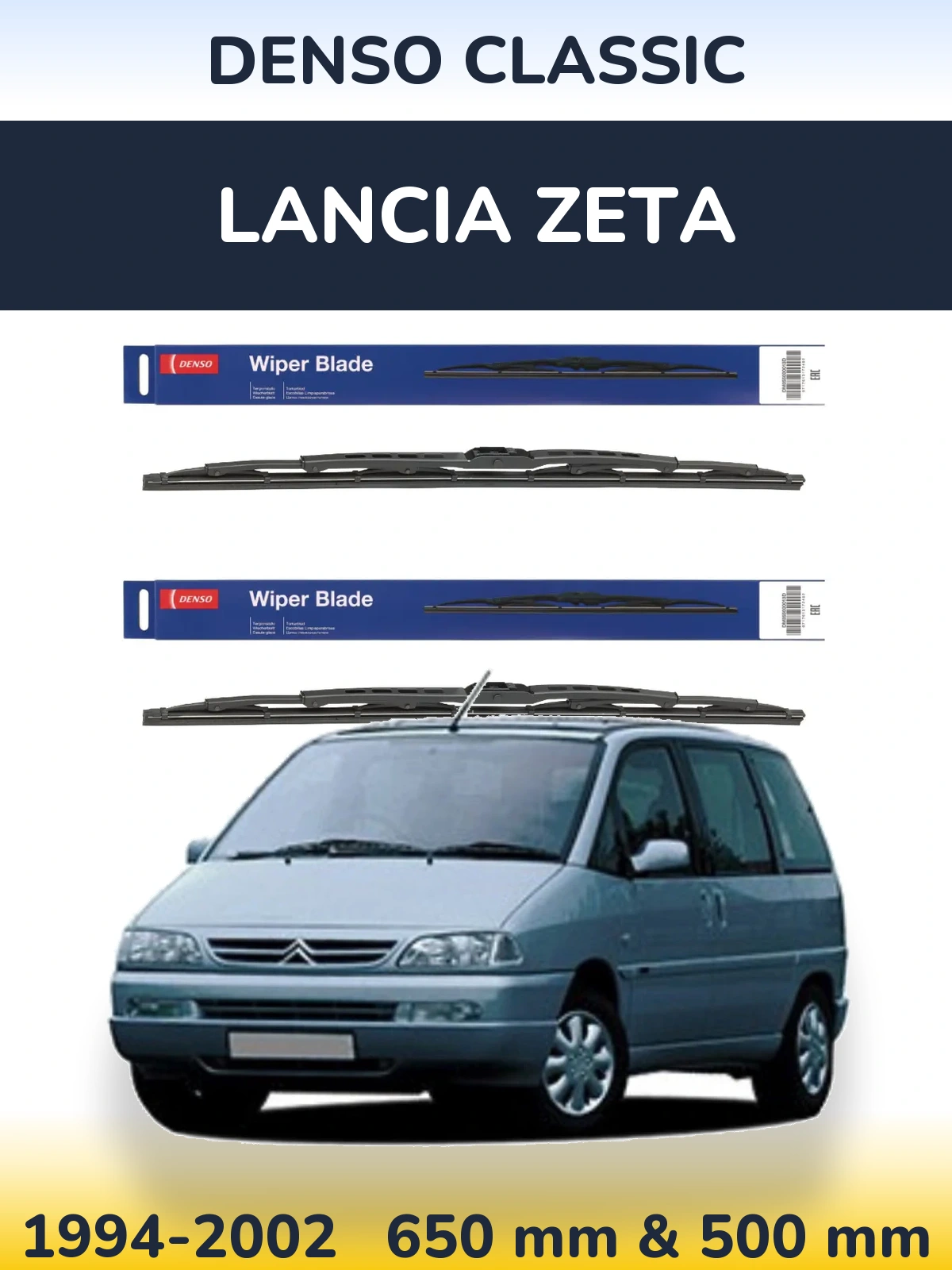 Ștergătoare Denso Classic pentru Lancia Zeta