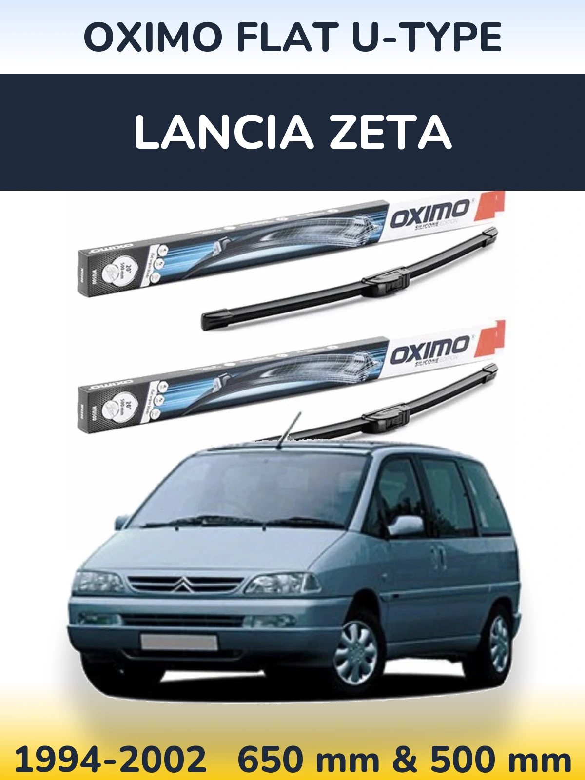 Ștergătoare Oximo Flat U-type pentru Lancia Zeta