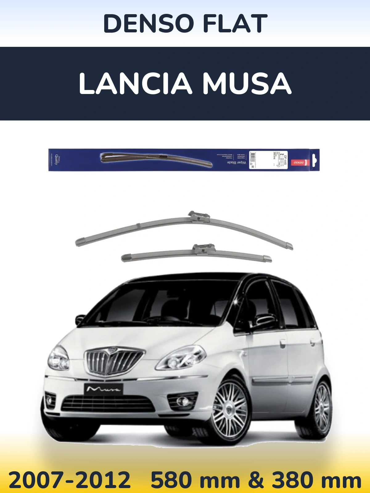 Ștergătoare Denso Flat pentru Lancia Musa
