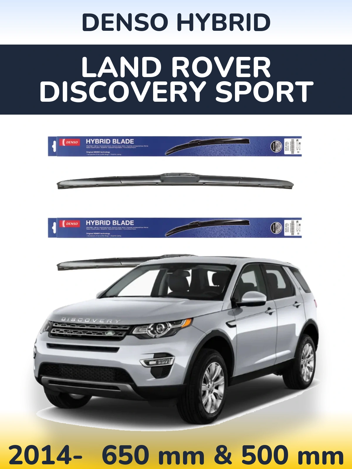 Ștergătoare Denso Hybrid pentru Land Rover Discovery Sport