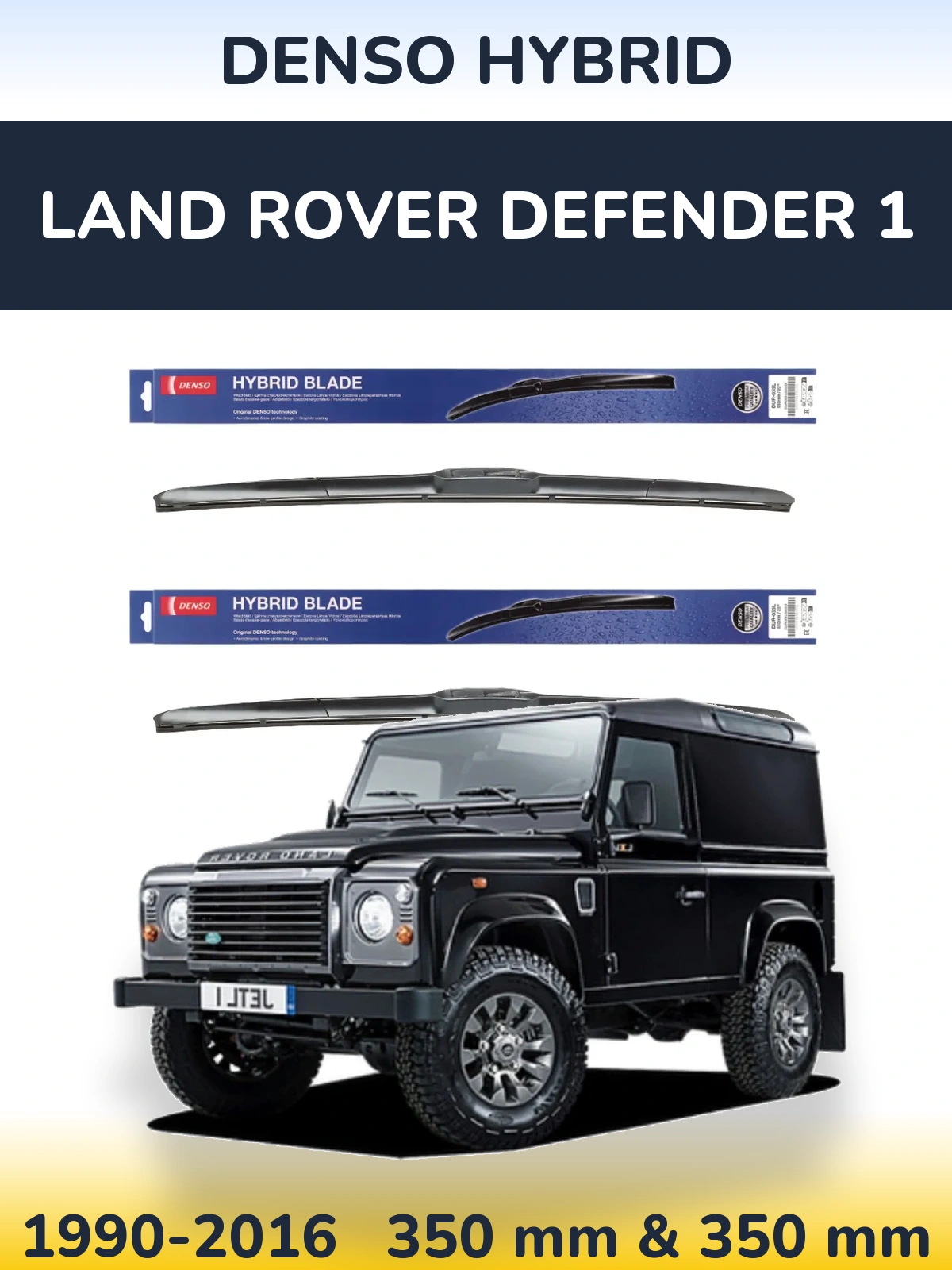 Ștergătoare Denso Hybrid pentru Land Rover Defender 1