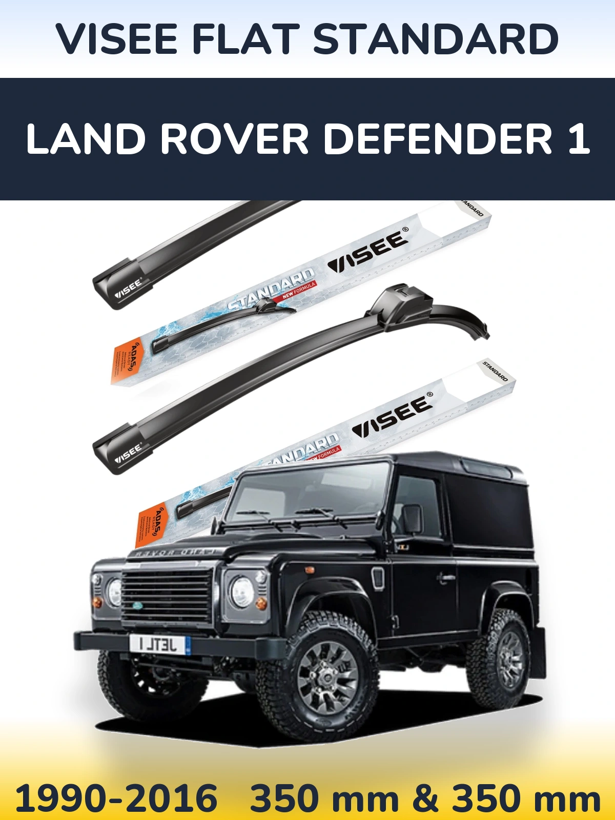 Ștergătoare VISEE FLAT STANDARD pentru Land Rover Defender 1