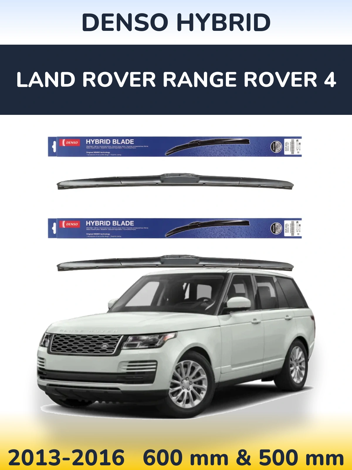 Ștergătoare Denso Hybrid pentru Land Rover Range Rover 4
