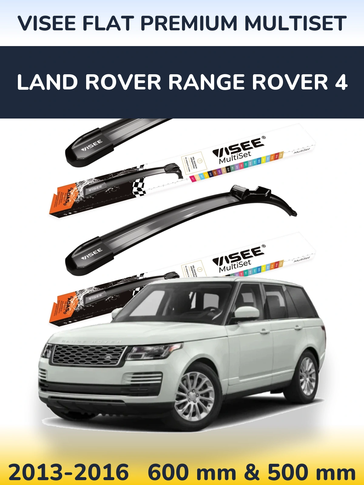 Ștergătoare VISEE FLAT PREMIUM MultiSet pentru Land Rover Range Rover 4