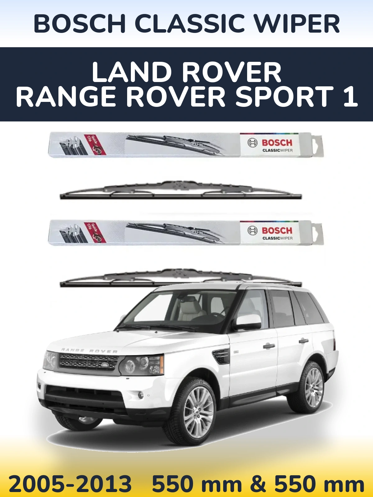 Ștergătoare BOSCH Classic Wiper pentru Land Rover Range Rover Sport 1