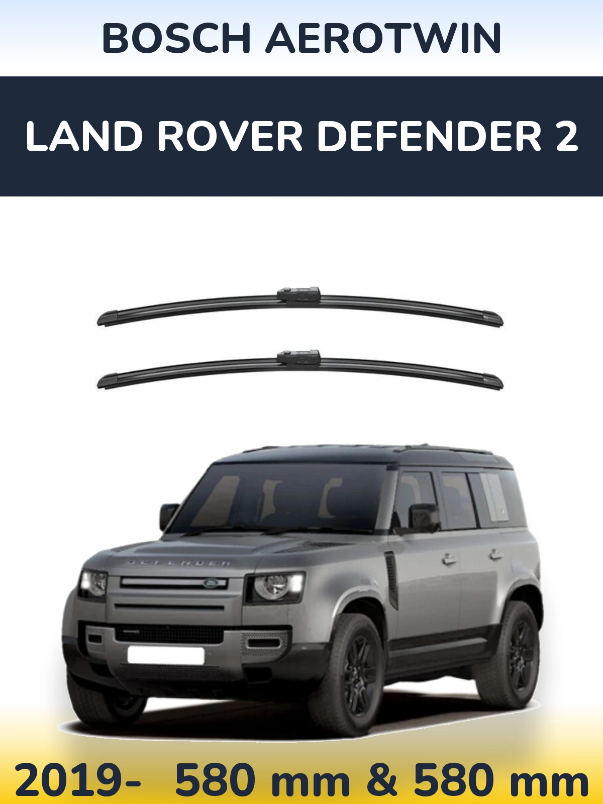 Ștergătoare BOSCH AeroTwin pentru Land Rover Defender 2
