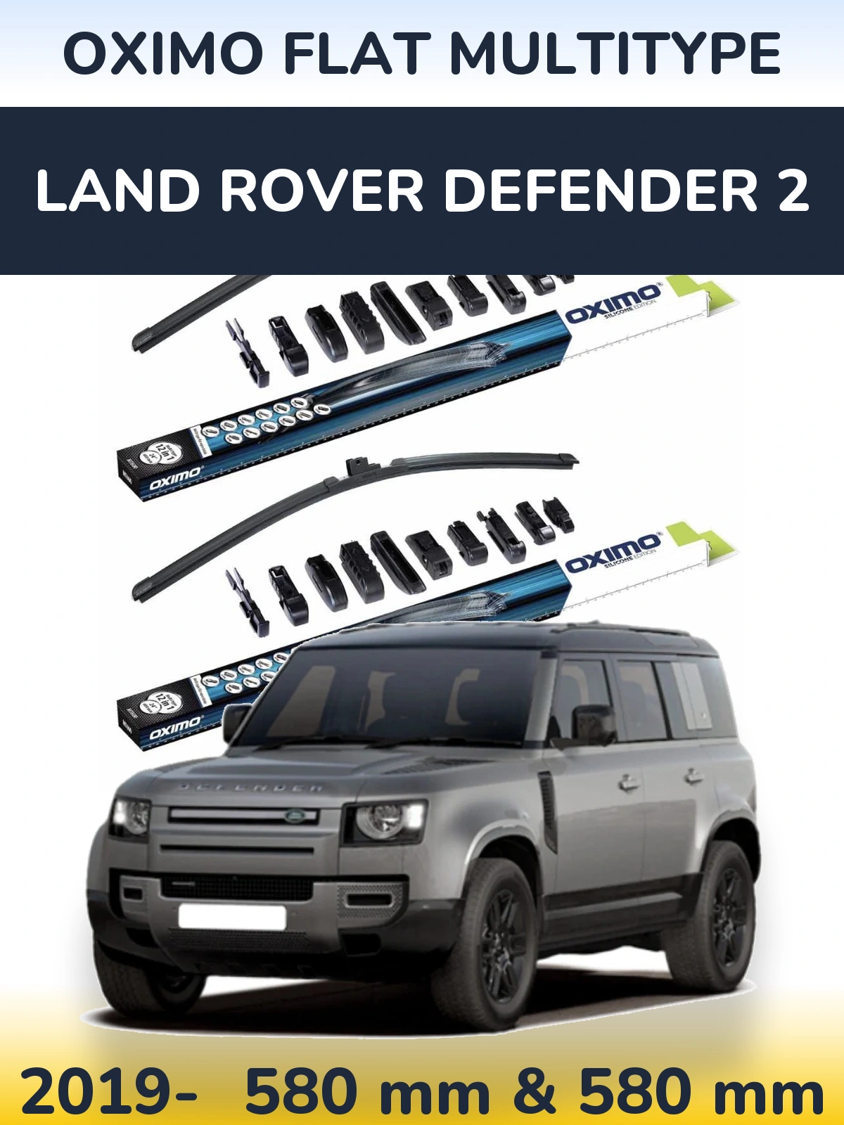 Ștergătoare Oximo Flat MultiTipe pentru Land Rover Defender 2