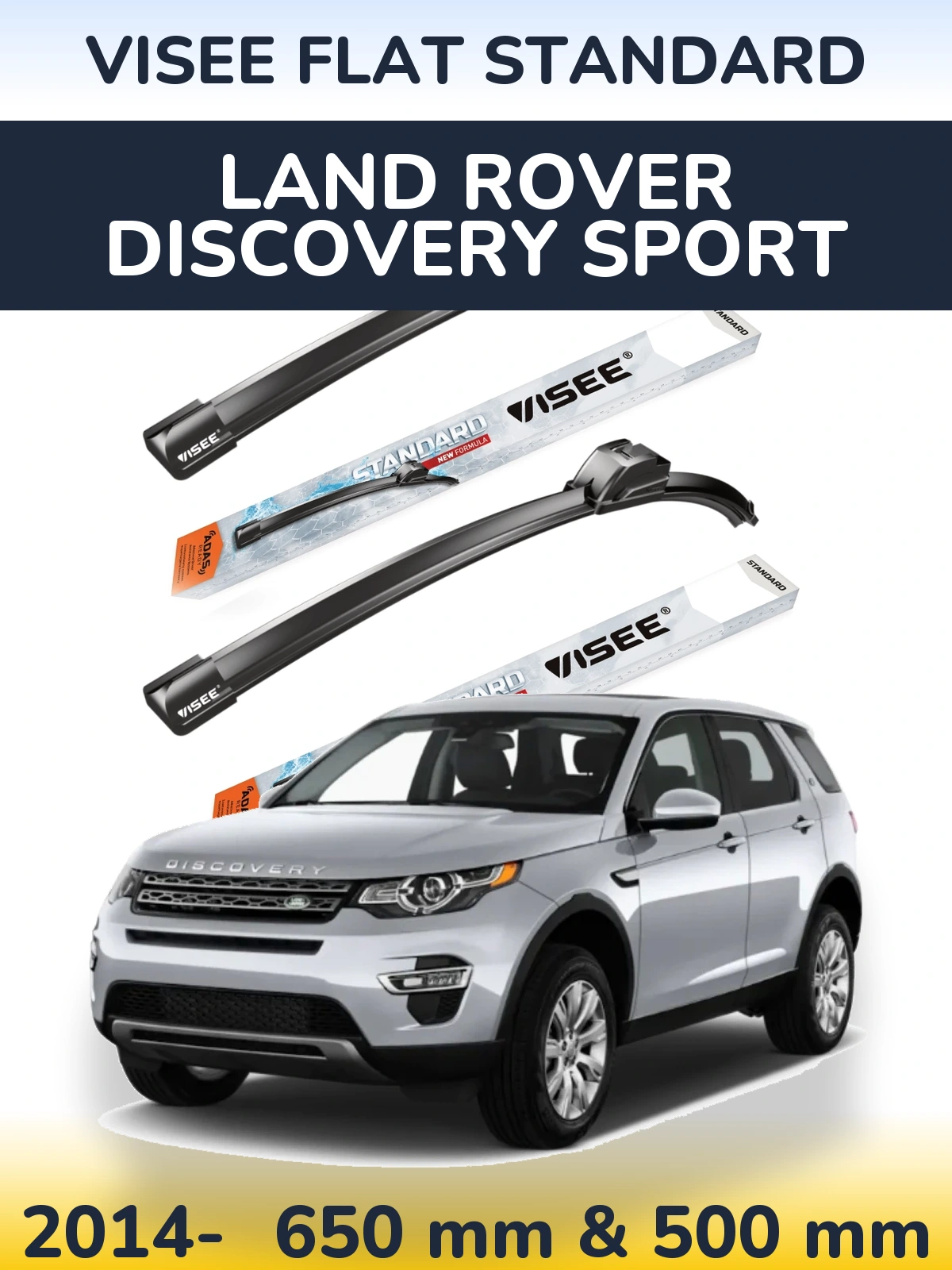 Ștergătoare VISEE FLAT STANDARD pentru Land Rover Discovery Sport