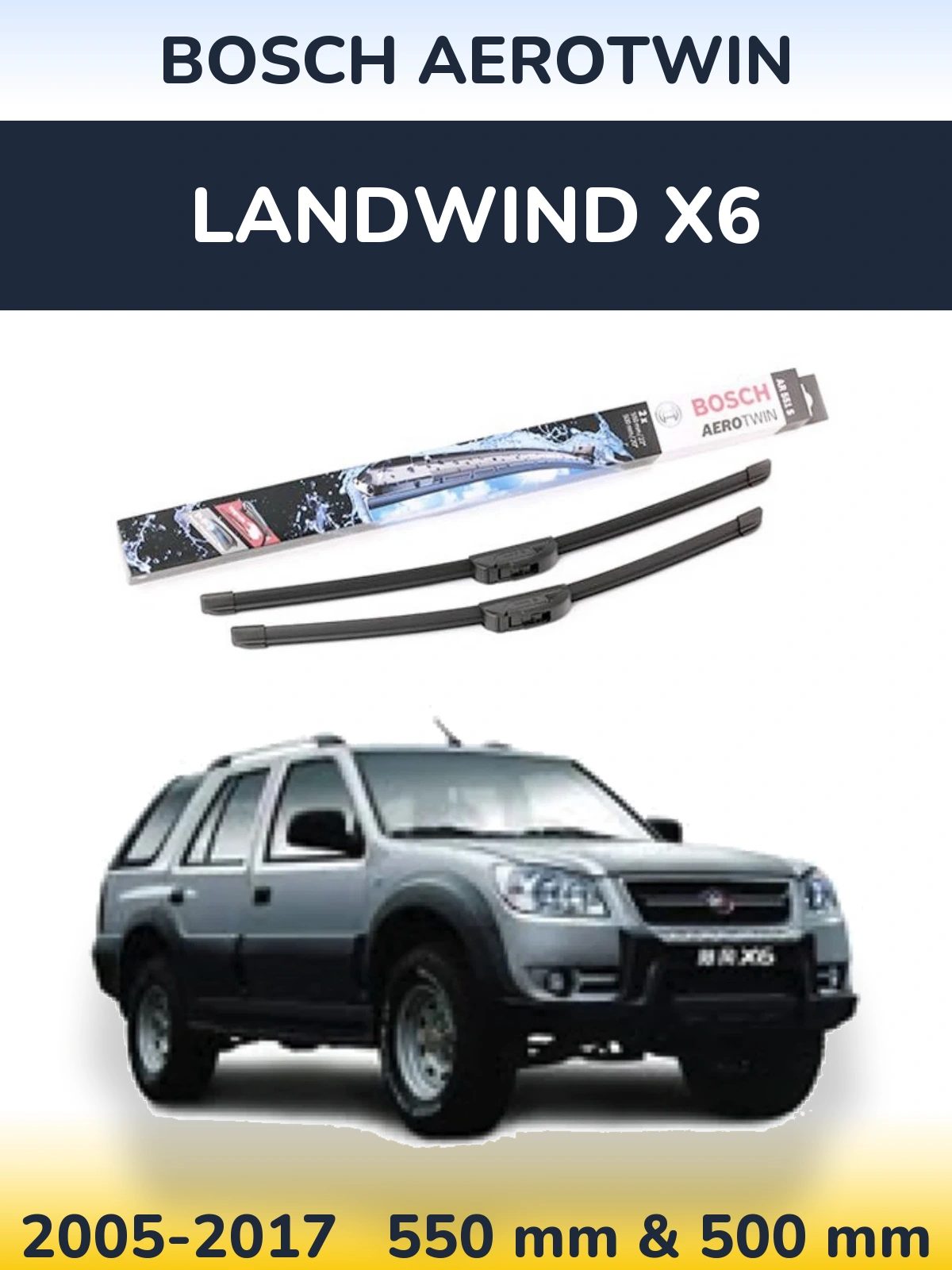 Ștergătoare BOSCH AeroTwin pentru Landwind X6