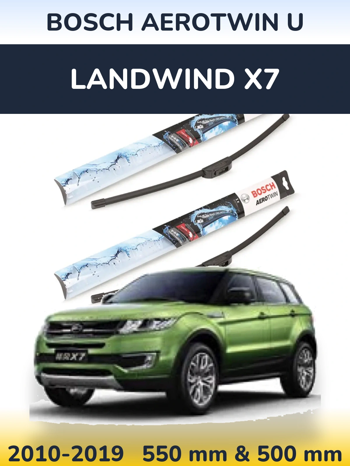 Ștergătoare BOSCH AeroTwin U pentru Landwind X7