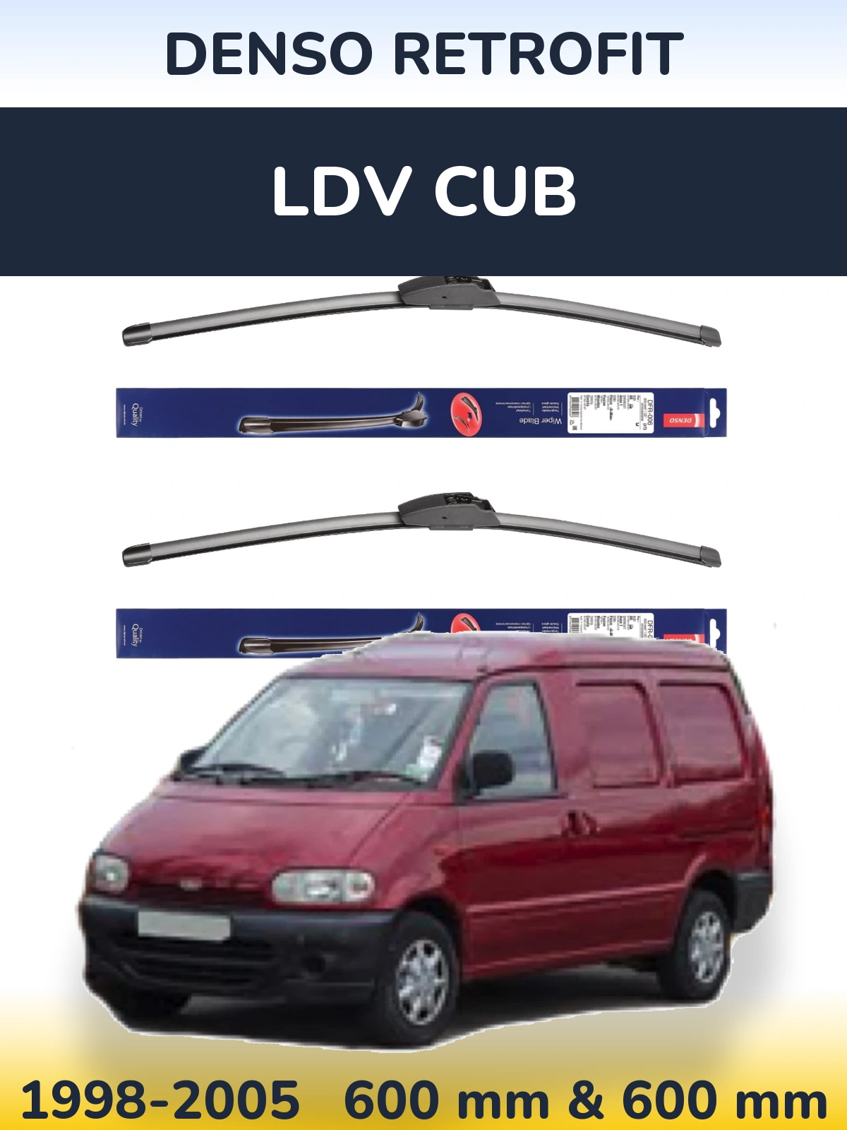 Ștergătoare Denso Retrofit pentru LDV Cub