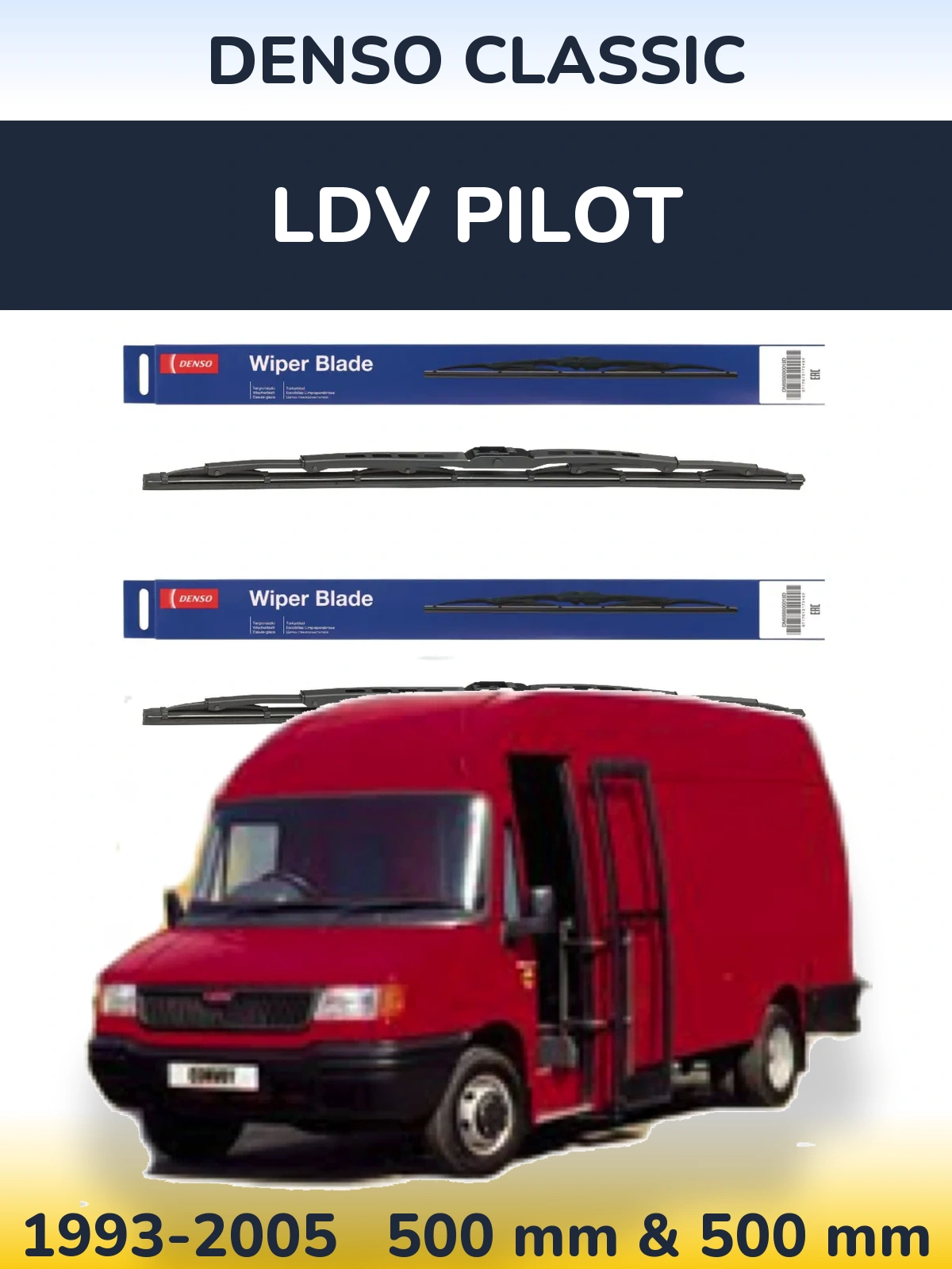 Ștergătoare Denso Classic pentru LDV Pilot