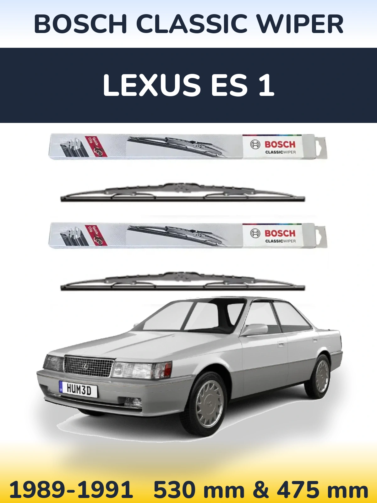 Ștergătoare BOSCH Classic Wiper pentru Lexus ES 1