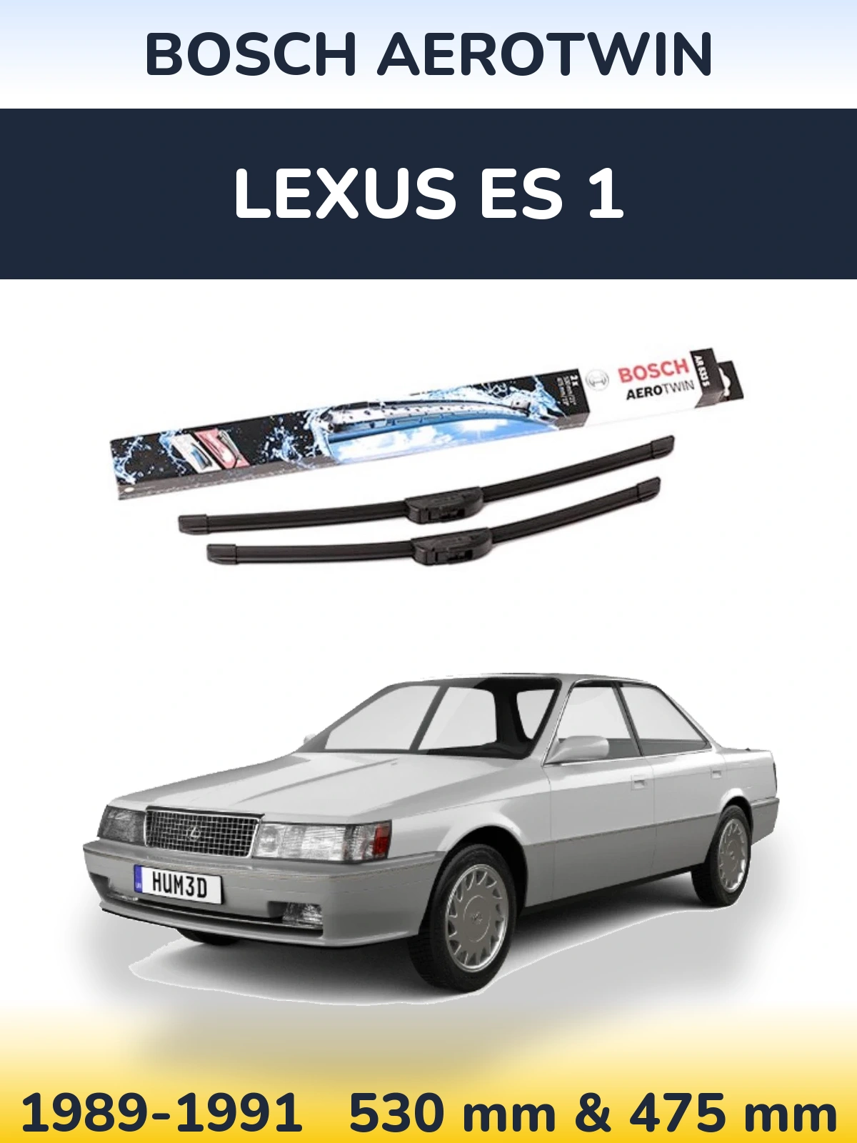Ștergătoare BOSCH AeroTwin pentru Lexus ES 1