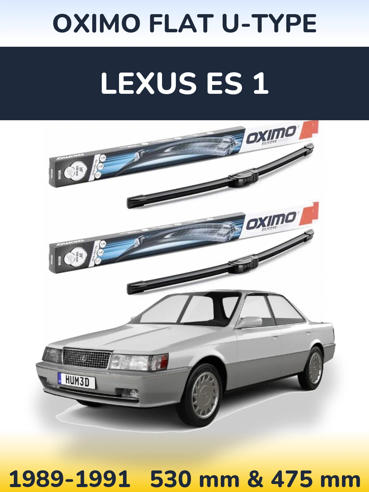 Ștergătoare Oximo Flat U-type pentru Lexus ES 1