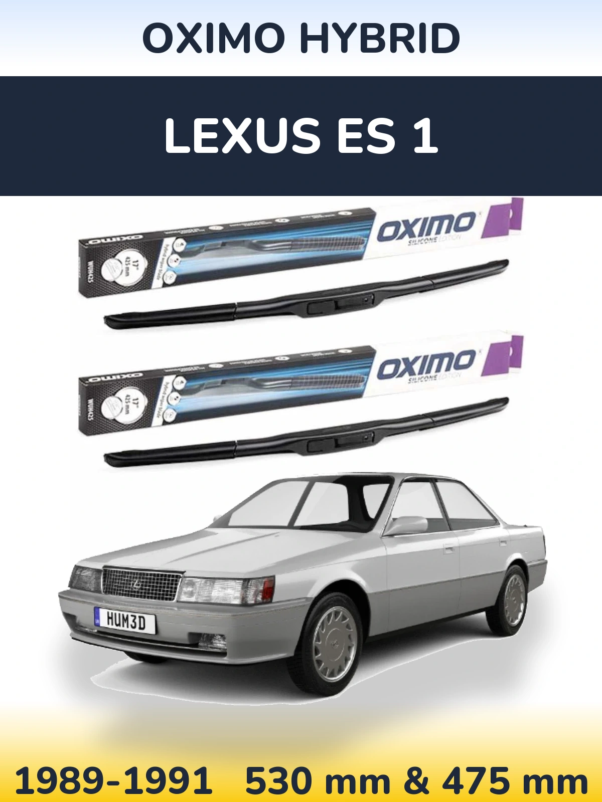 Ștergătoare Oximo Hybrid pentru Lexus ES 1