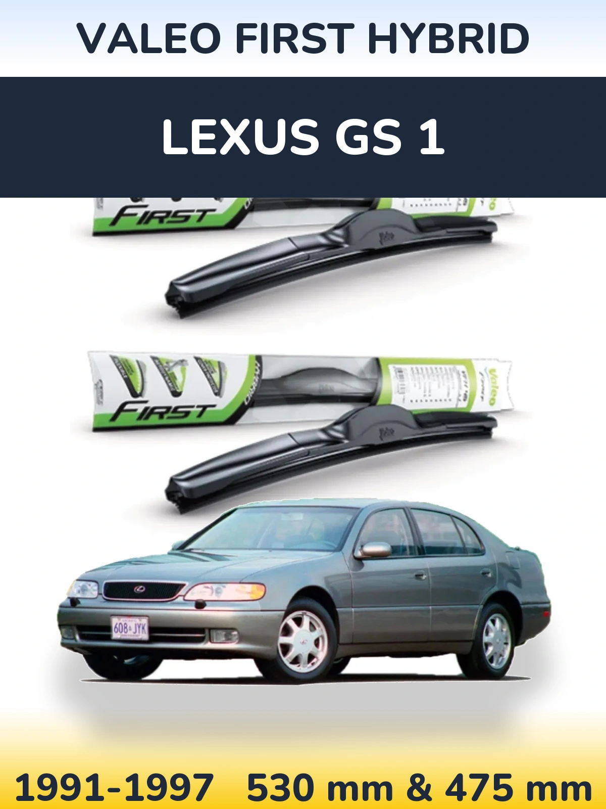 Ștergătoare Valeo First Hybrid pentru Lexus GS 1