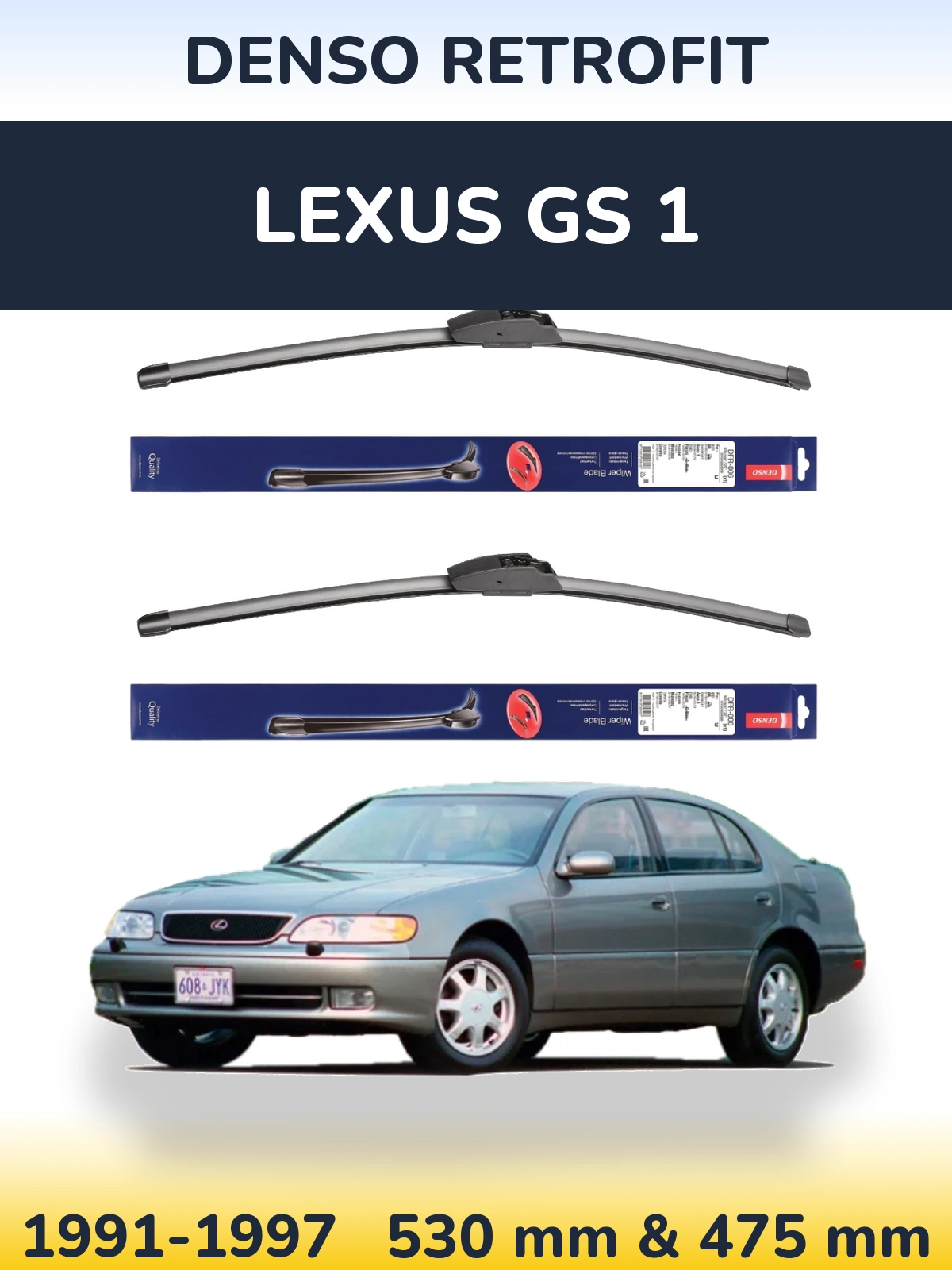 Ștergătoare Denso Retrofit pentru Lexus GS 1